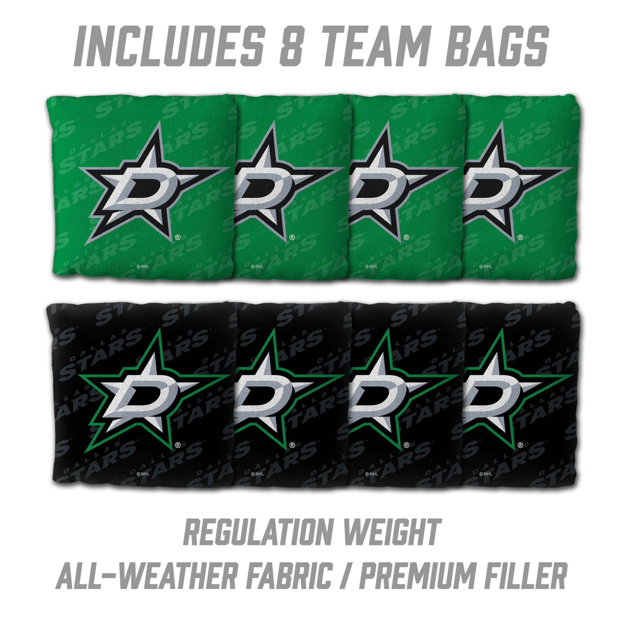 YouTheFan Dallas Stars 2' x 4' Cornhole Boards product image