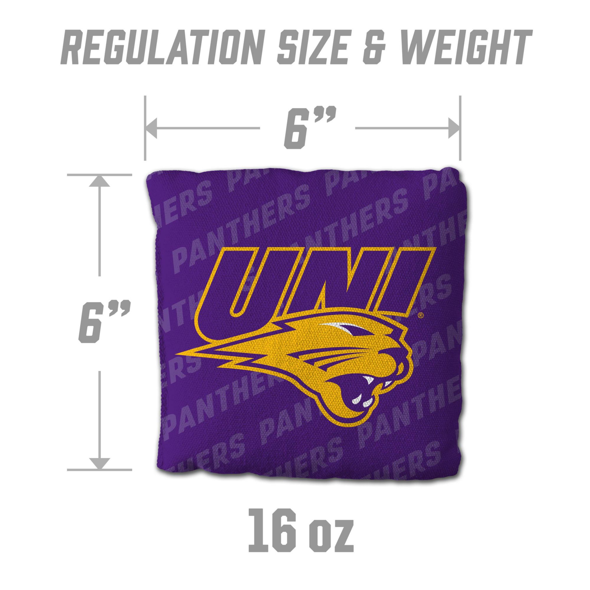 YouTheFan Northern Iowa Panthers Purple 4-Pack Cornhole Bean Bag Set product image