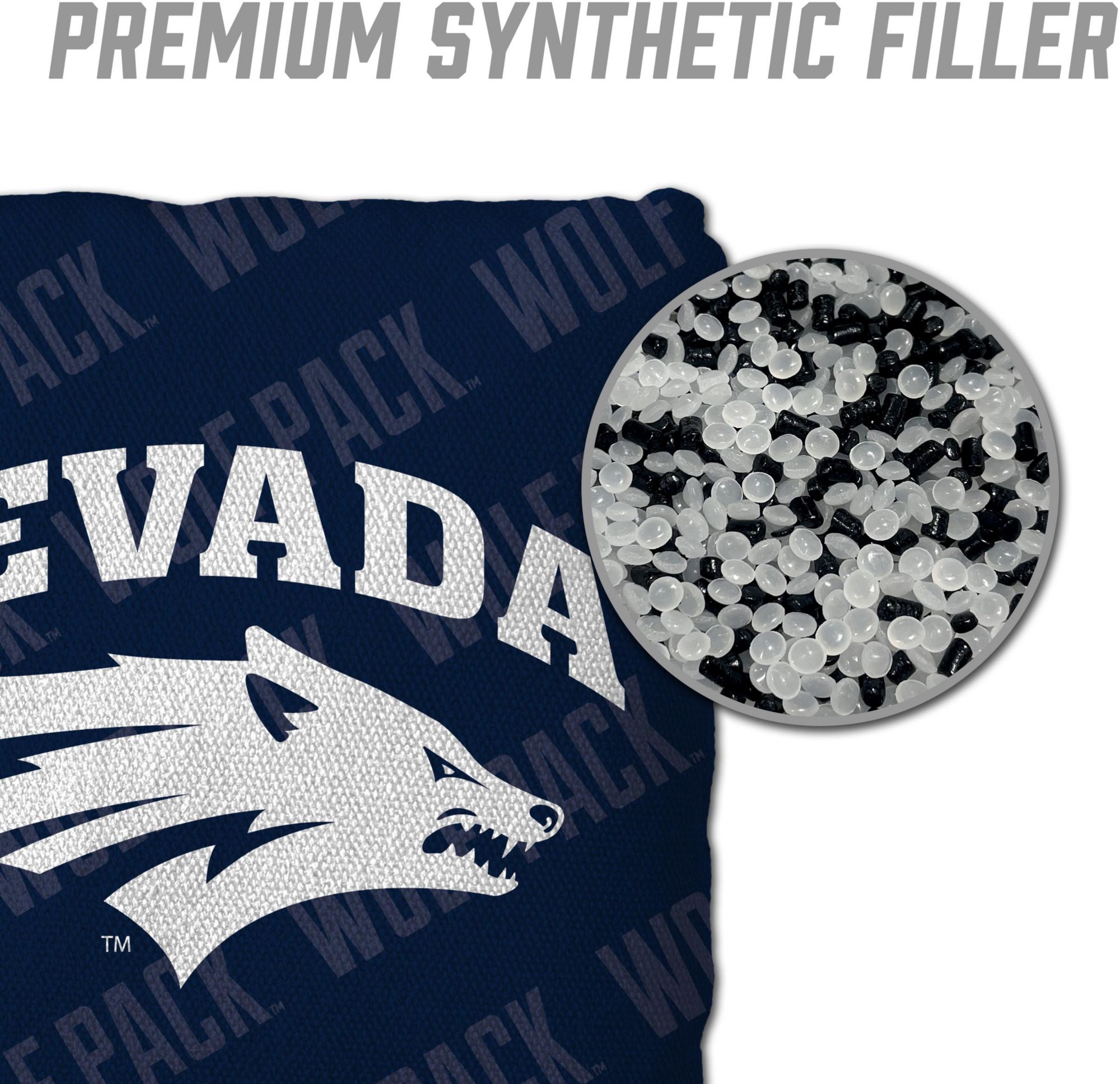 YouTheFan Nevada Wolf Pack Blue 4-Pack Cornhole Bean Bag Set product image
