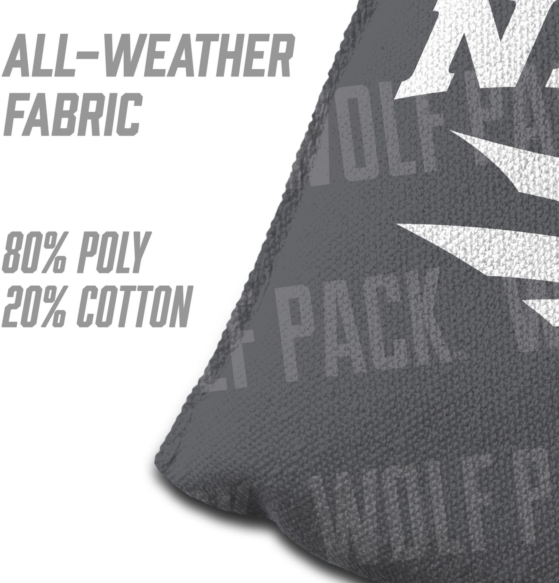 YouTheFan Nevada Wolf Pack Grey 4-Pack Cornhole Bean Bag Set product image