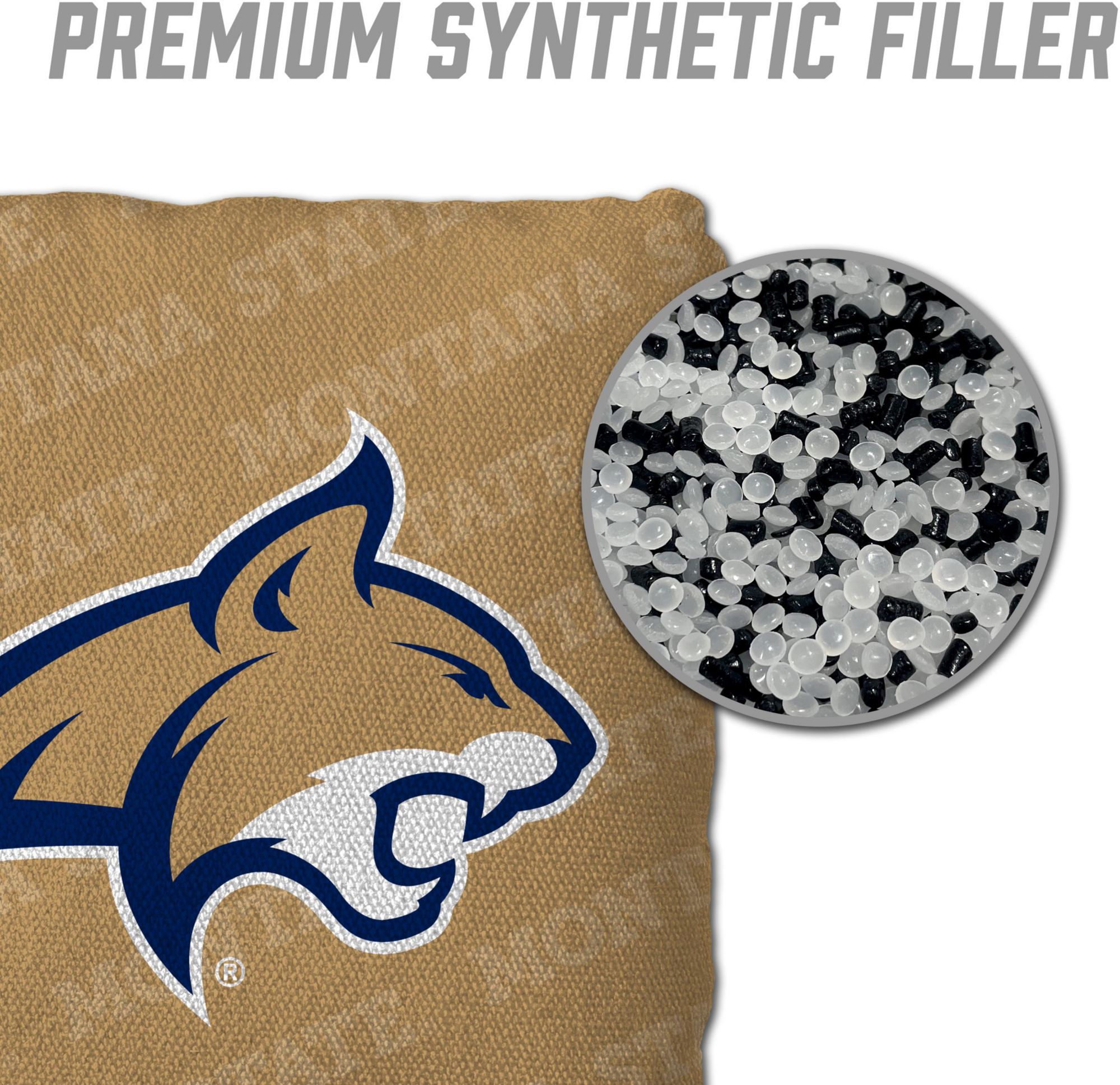 YouTheFan Montana State Bobcats Gold 4-Pack Cornhole Bean Bag Set product image