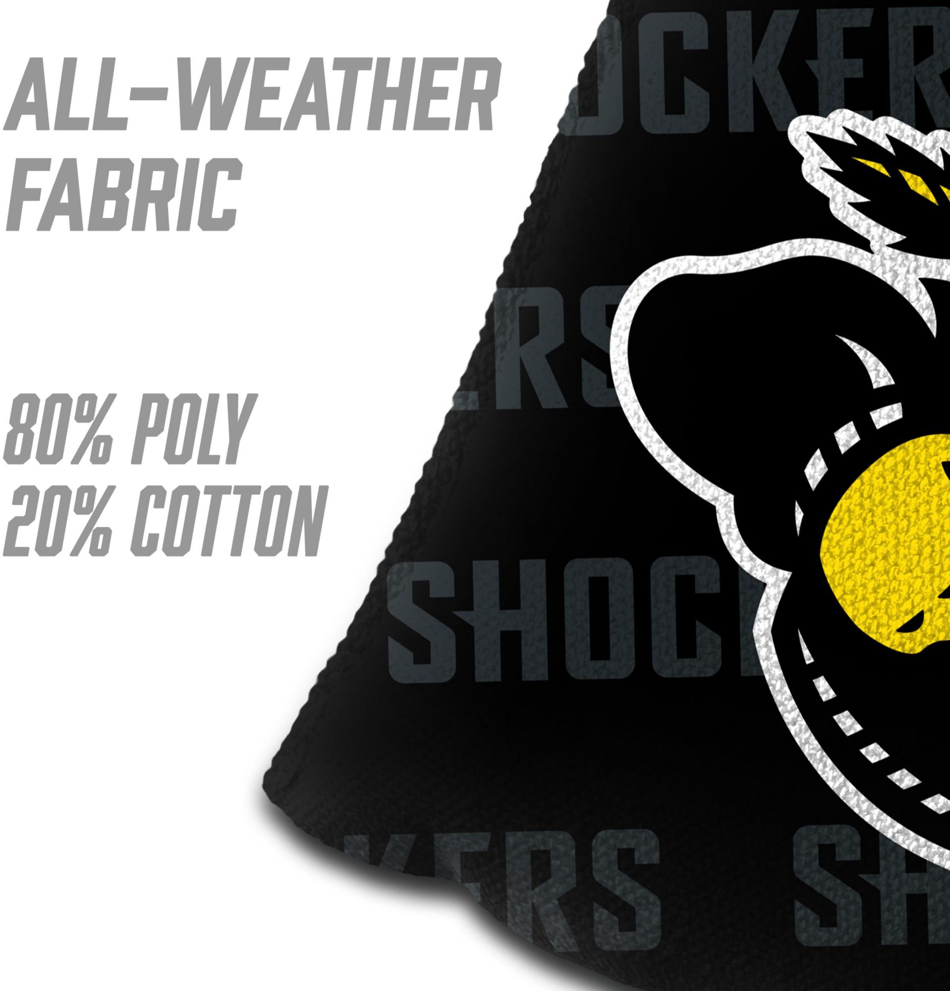 YouTheFan Wichita State Shockers Black 4-Pack Cornhole Bean Bag Set product image