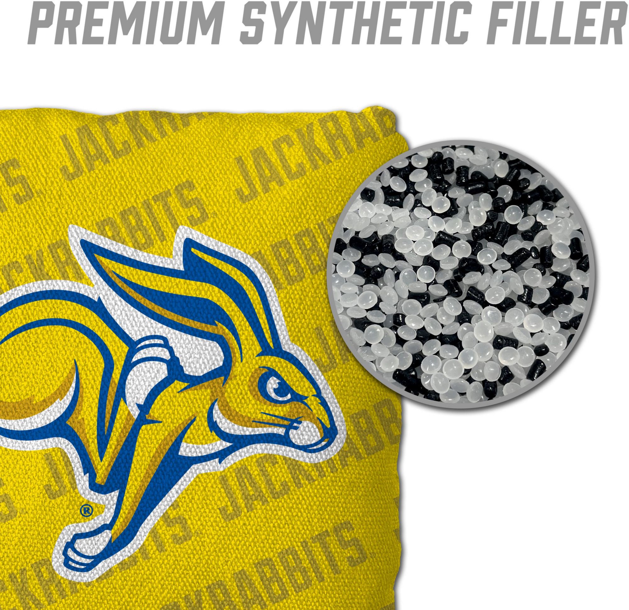 YouTheFan South Dakota State Jackrabbits Yellow 4-Pack Cornhole Bean Bag Set product image