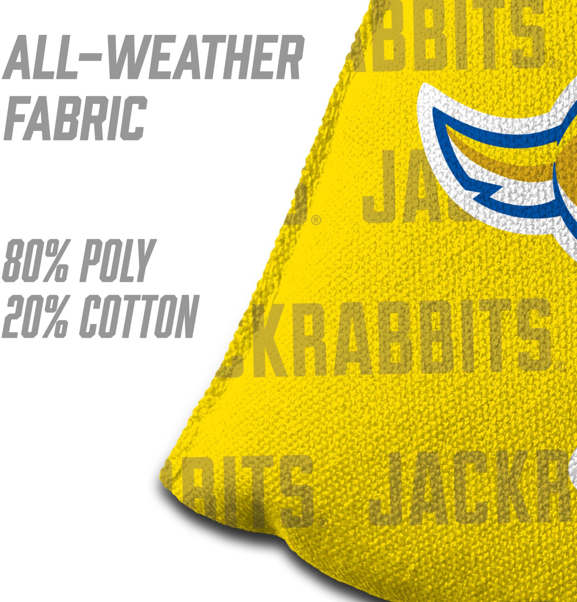 YouTheFan South Dakota State Jackrabbits Yellow 4-Pack Cornhole Bean Bag Set product image