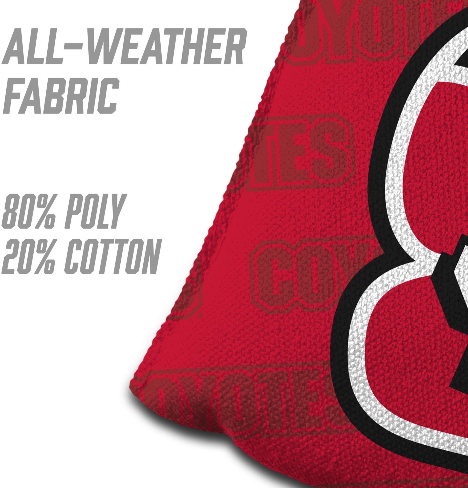 YouTheFan South Dakota Coyotes Red 4-Pack Cornhole Bean Bag Set product image