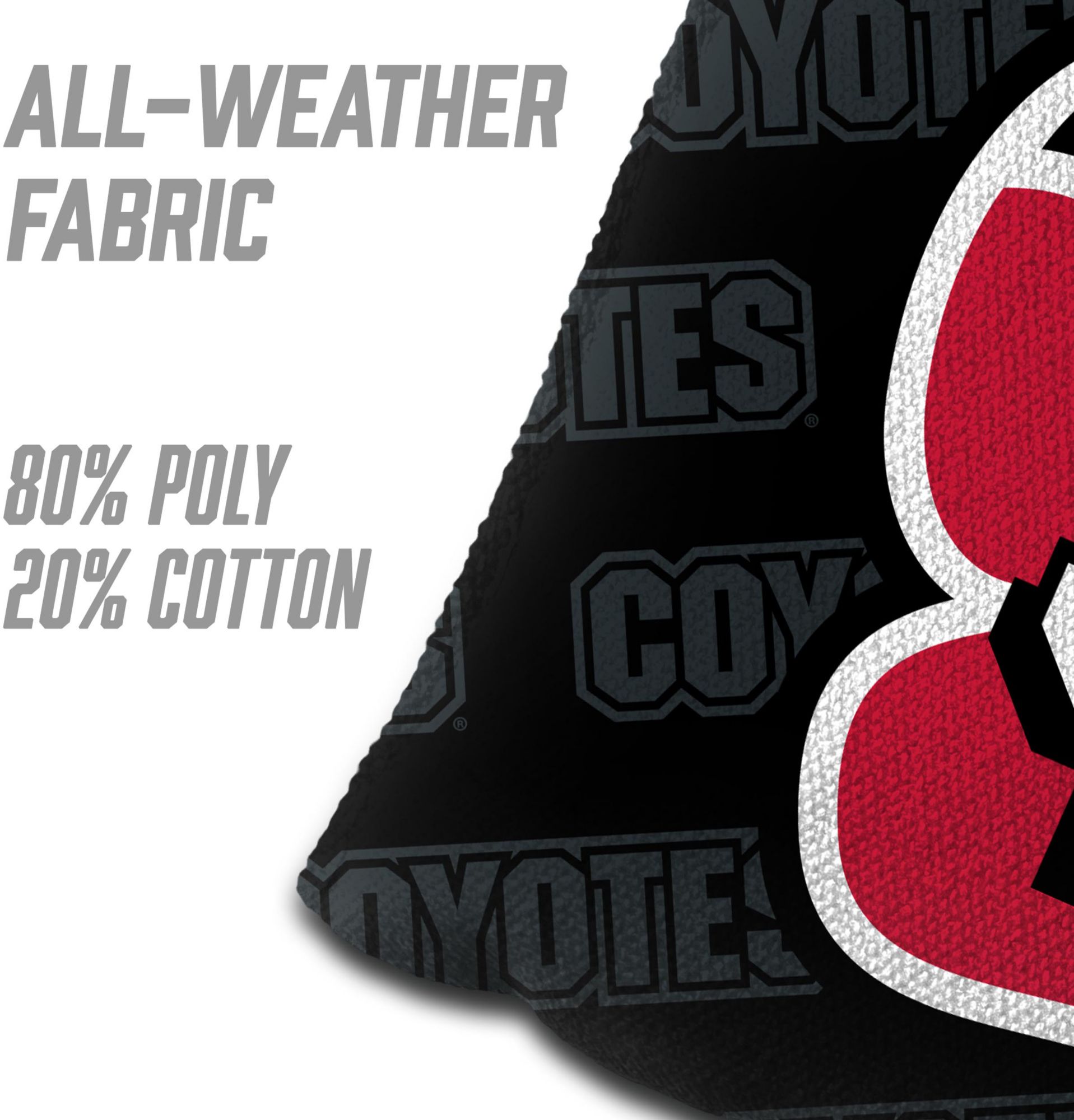 YouTheFan South Dakota Coyotes Black 4-Pack Cornhole Bean Bag Set product image