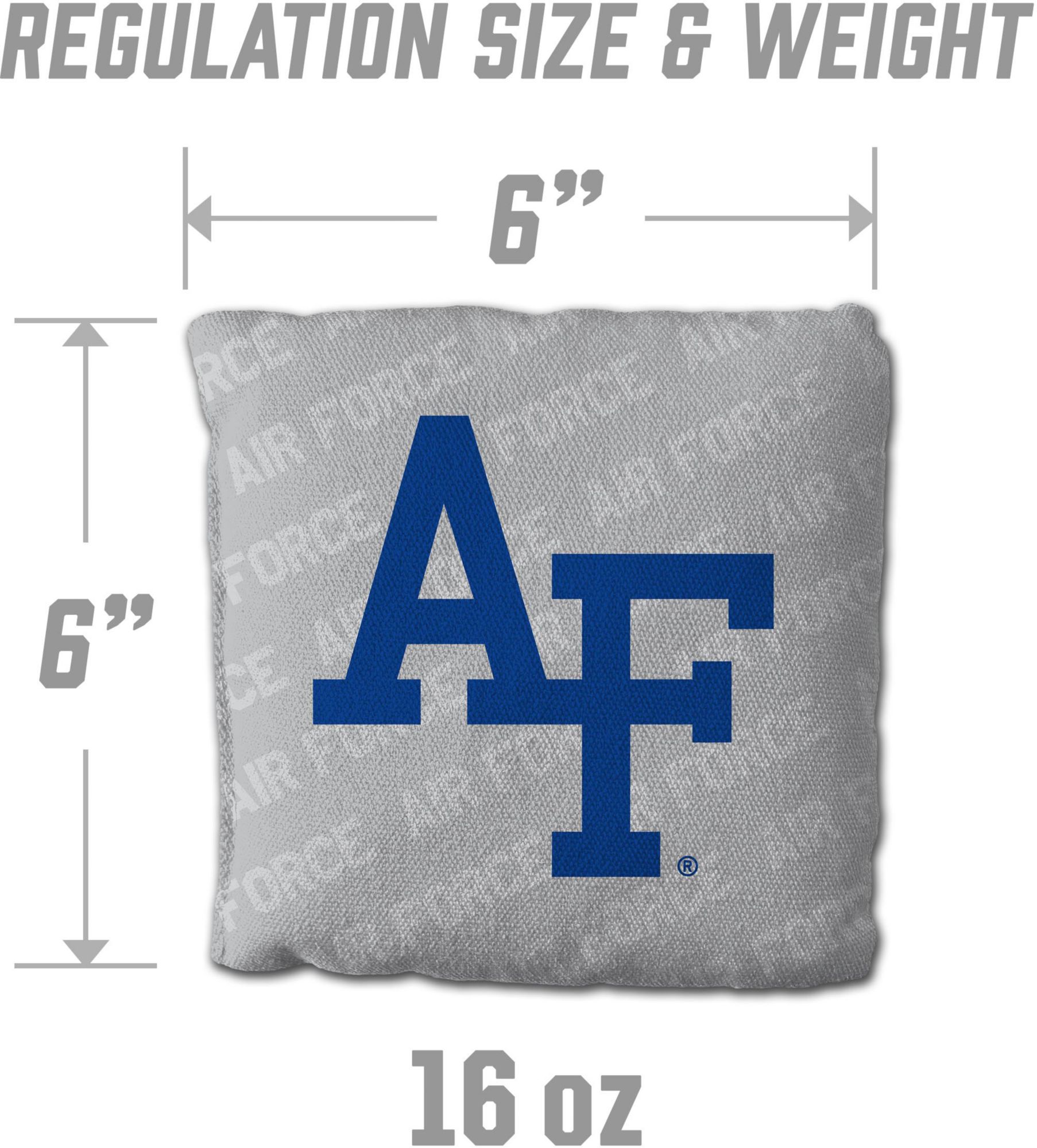 YouTheFan Air Force Falcons Grey 4-Pack Cornhole Bean Bag Set product image