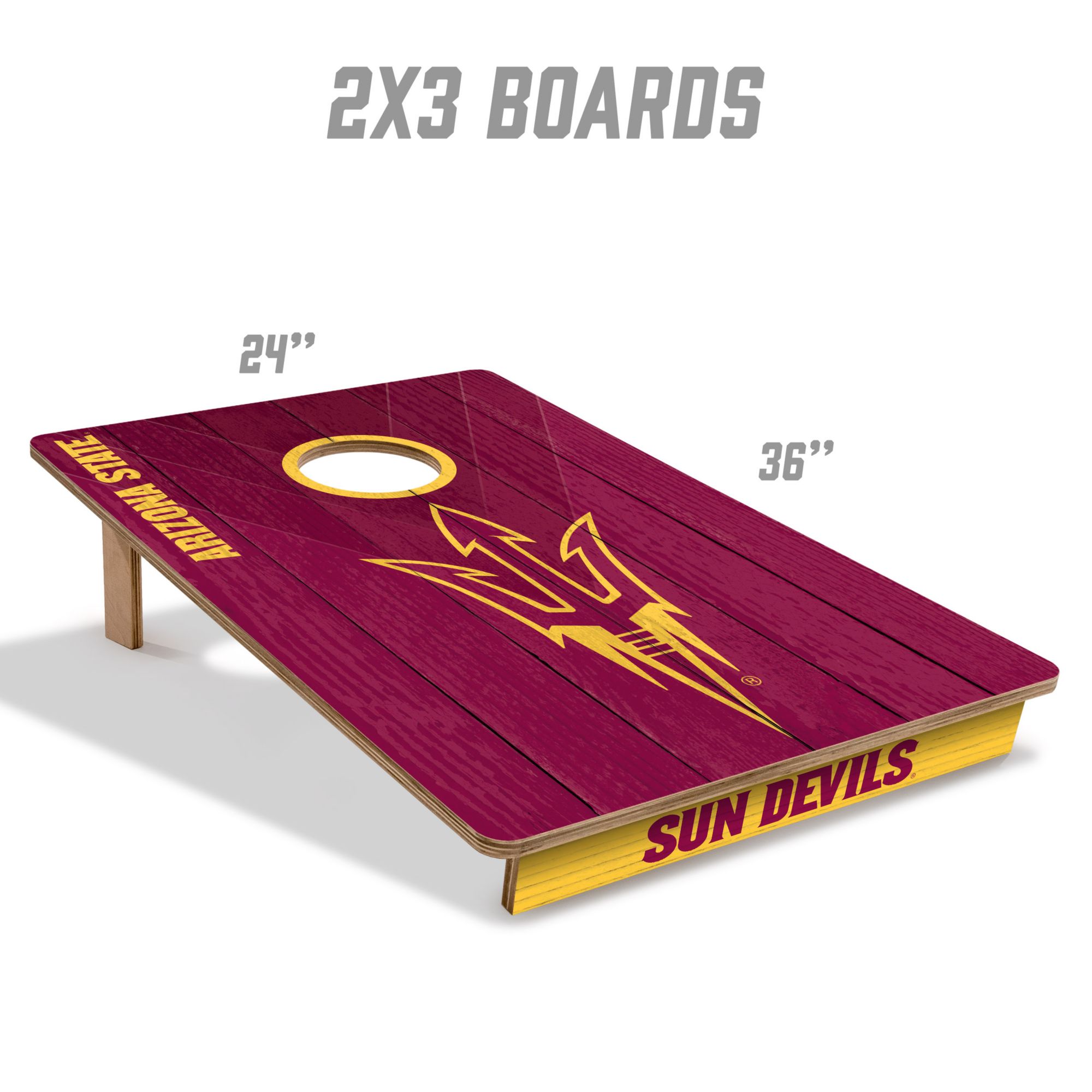 YouTheFan Arizona State Sun Devils 2' x 3' Cornhole Boards product image