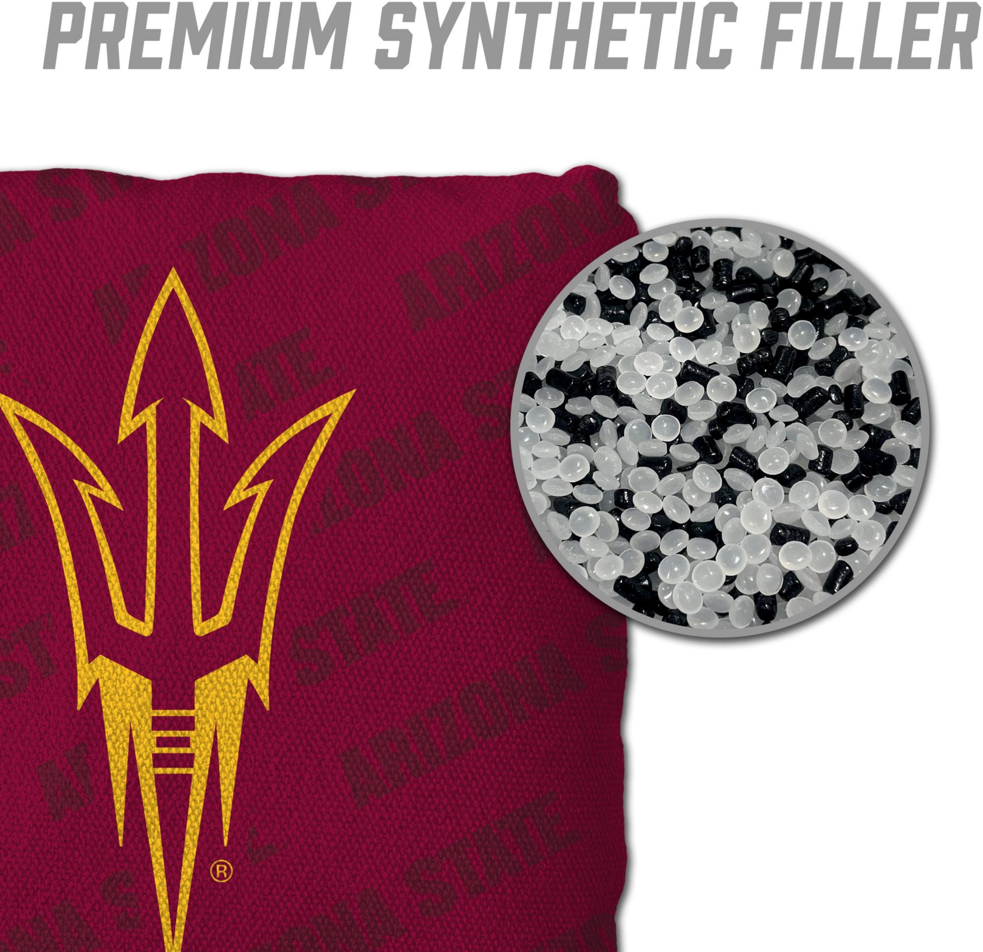 YouTheFan Arizona State Sun Devils Maroon 4-Pack Cornhole Bean Bag Set product image