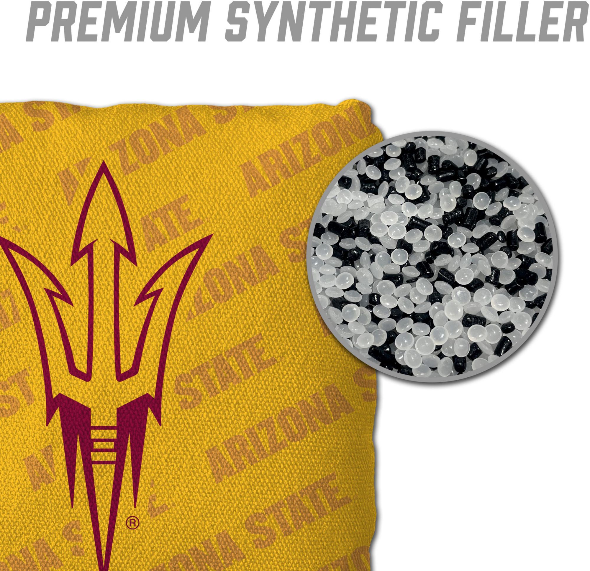 YouTheFan Arizona State Sun Devils Yellow 4-Pack Cornhole Bean Bag Set product image