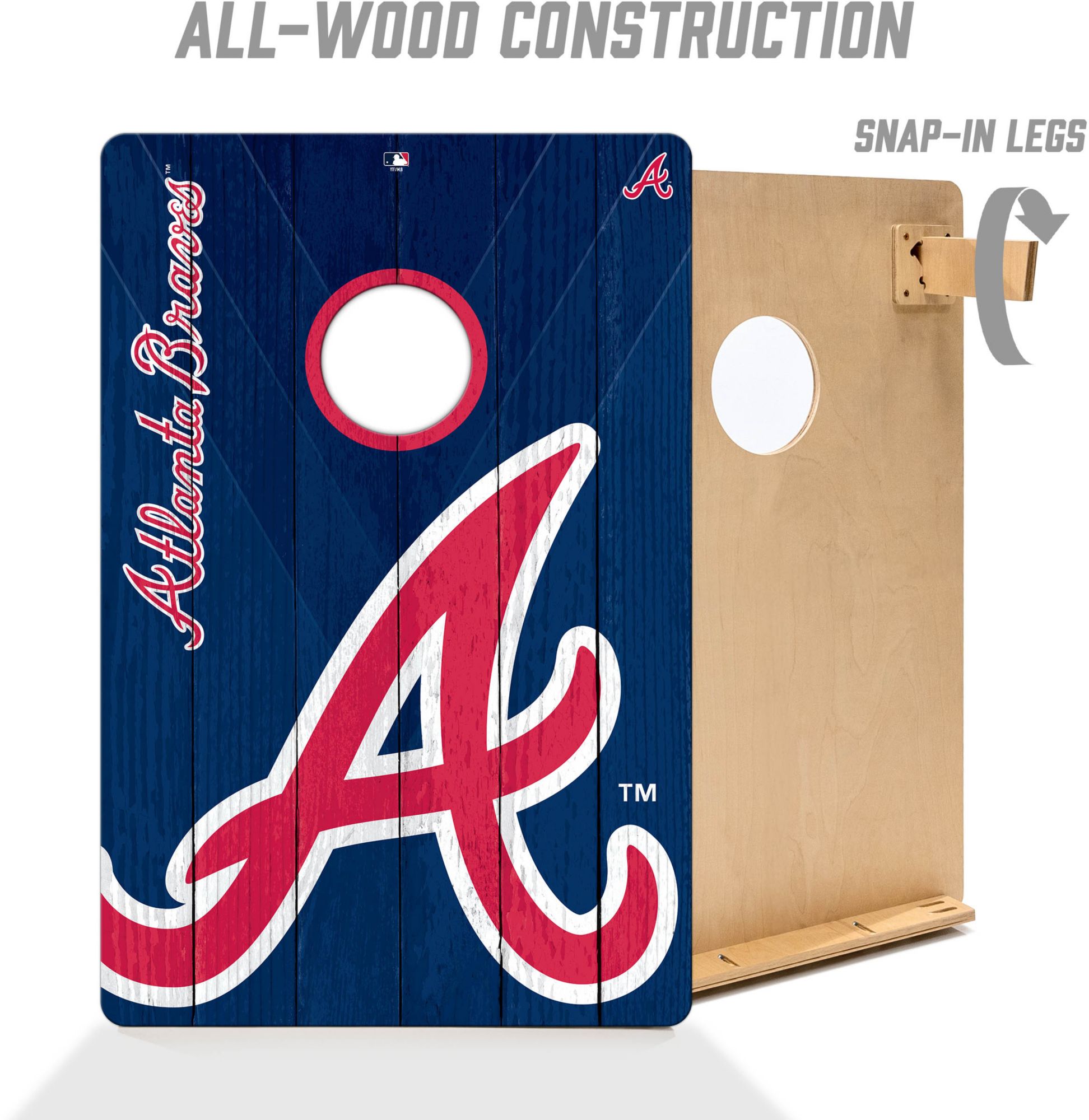 YouTheFan Atlanta Braves 2' x 3' Cornhole Boards product image