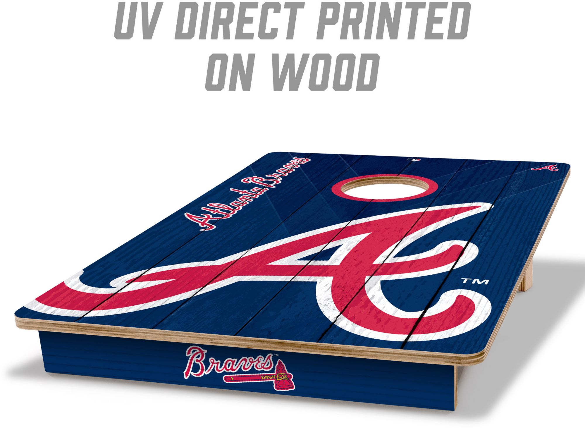 YouTheFan Atlanta Braves 2' x 3' Cornhole Boards product image