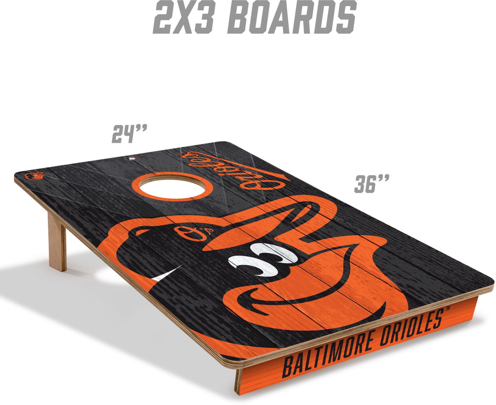 YouTheFan Baltimore Orioles 2' x 3' Cornhole Boards product image