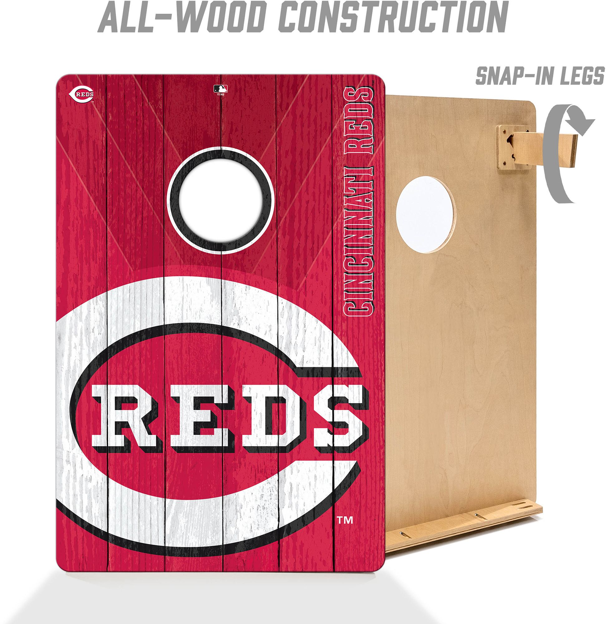 YouTheFan Cincinnati Reds 2' x 3' Cornhole Boards product image