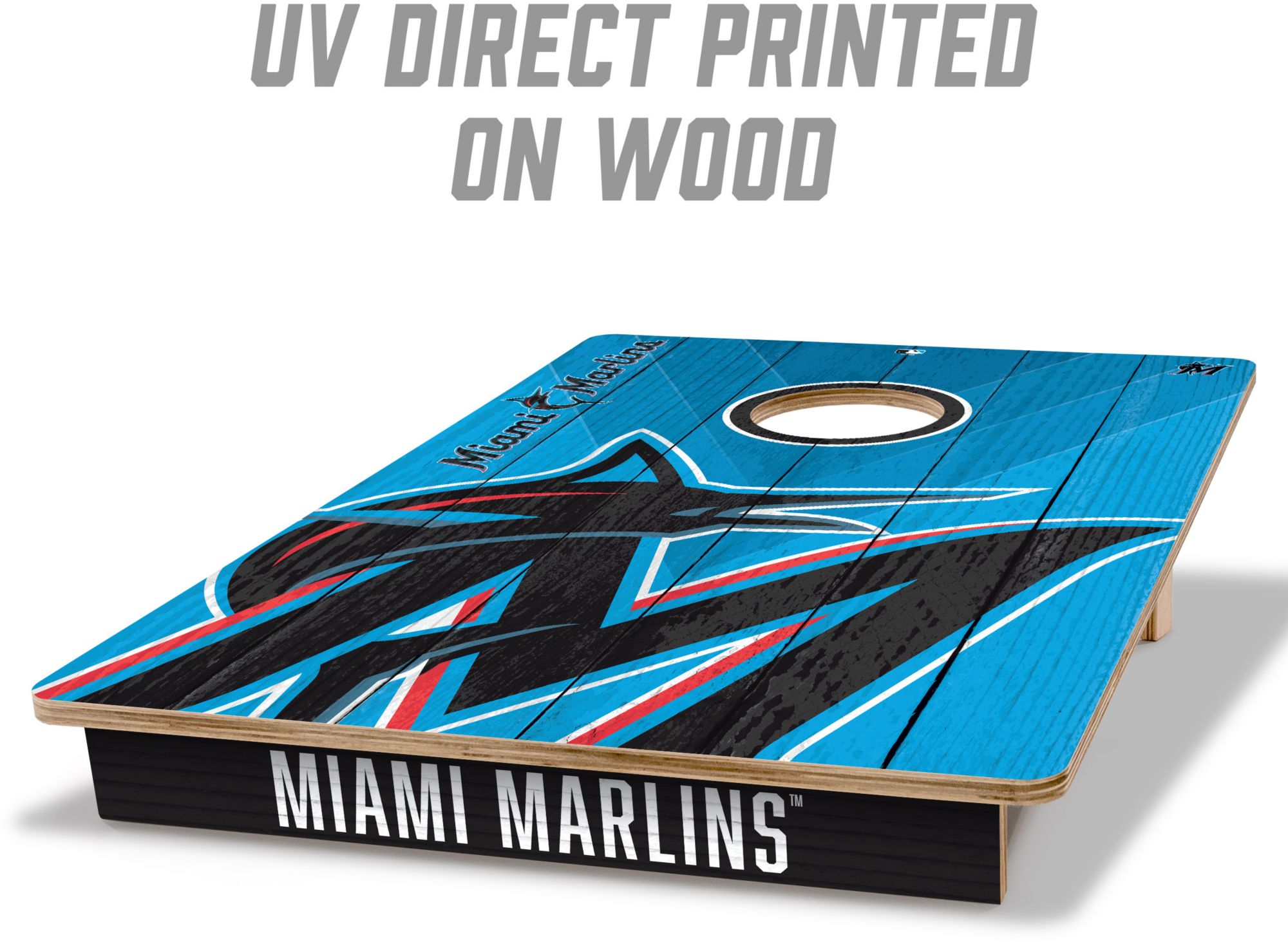 YouTheFan Miami Marlins 2' x 3' Cornhole Boards product image