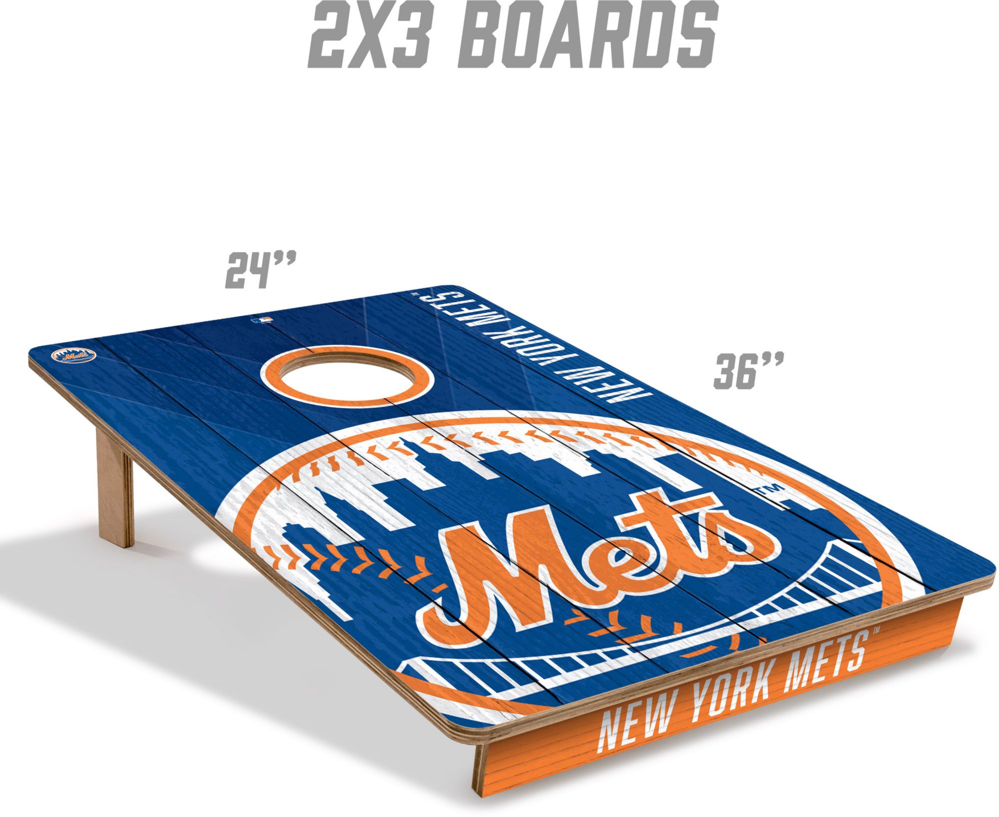 YouTheFan New York Mets 2' x 3' Cornhole Boards product image