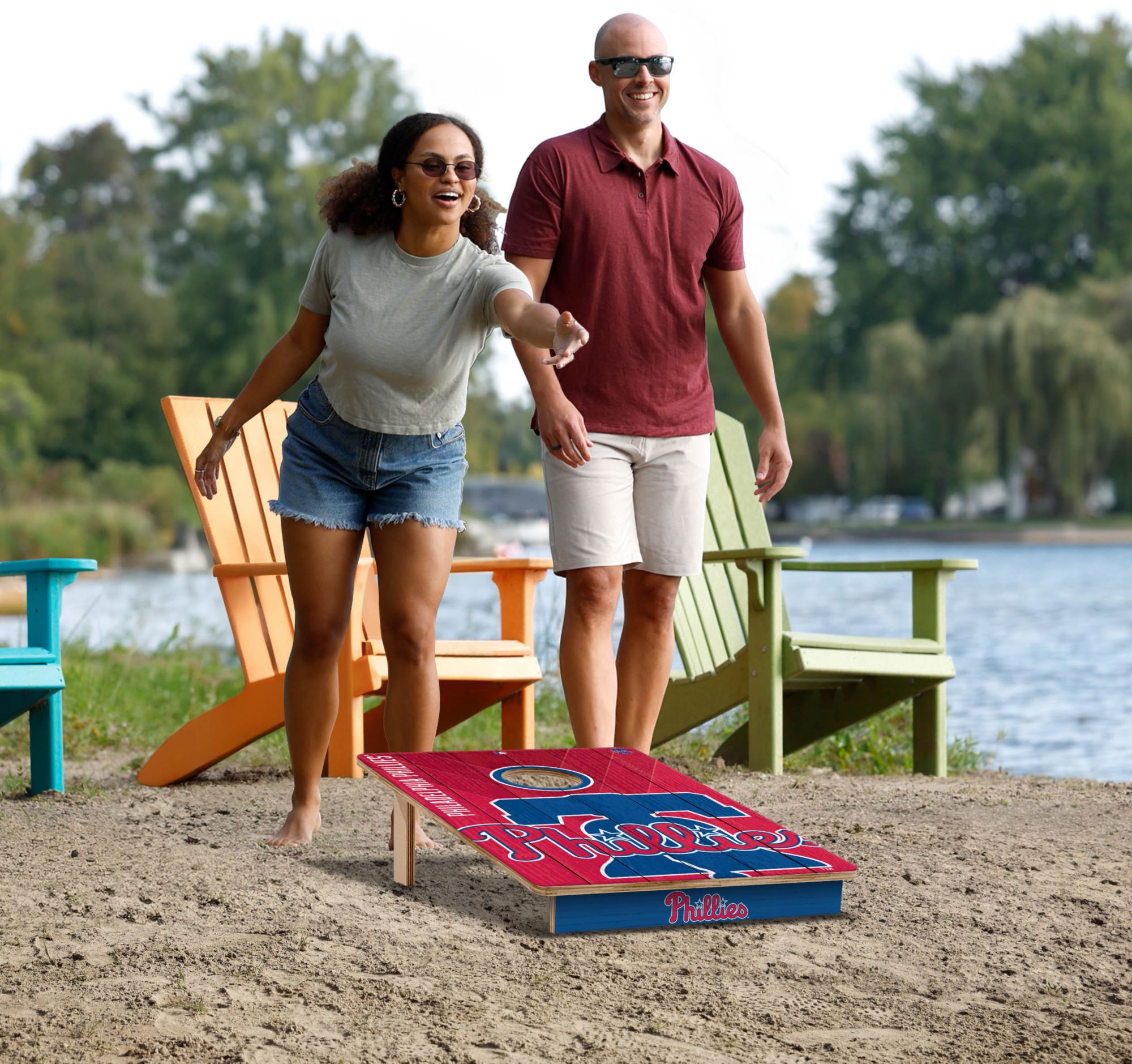 YouTheFan Philadelphia Phillies 2' x 3' Cornhole Boards product image