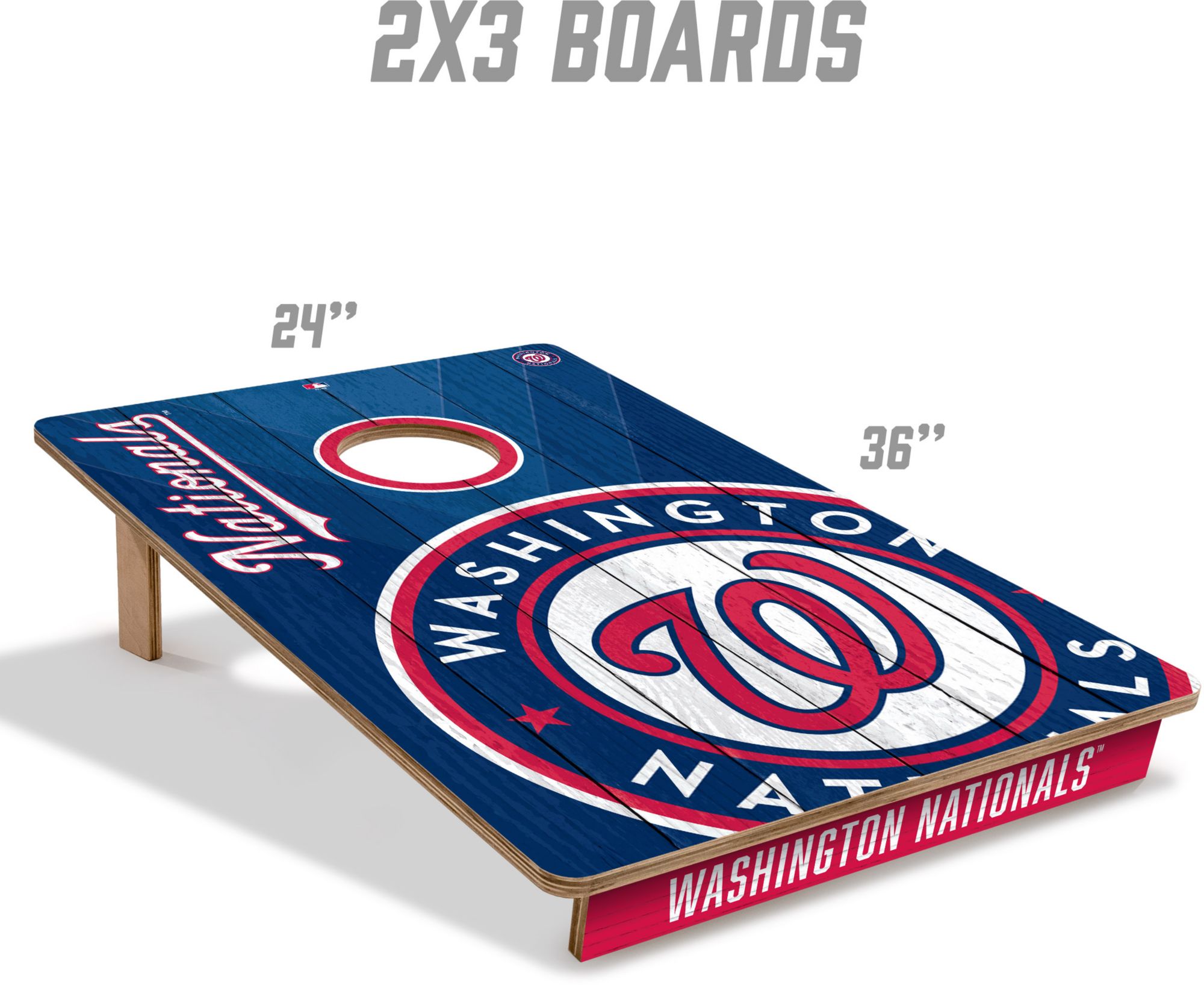 YouTheFan Washington Nationals 2' x 3' Cornhole Boards product image