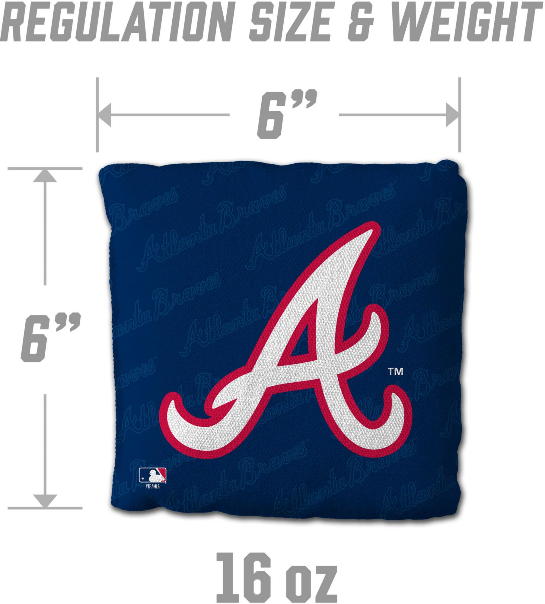 YouTheFan Atlanta Braves Cornhole Bean Bags product image