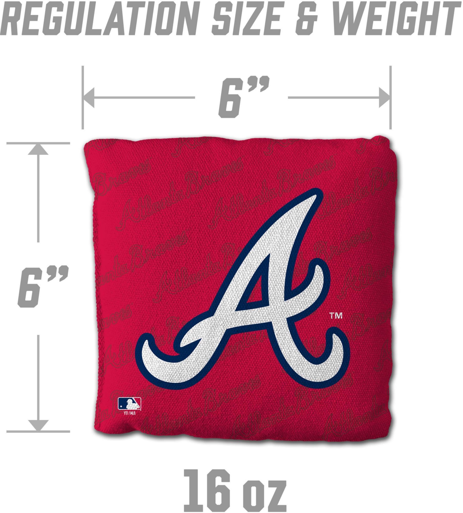 YouTheFan Atlanta Braves Cornhole Bean Bags product image