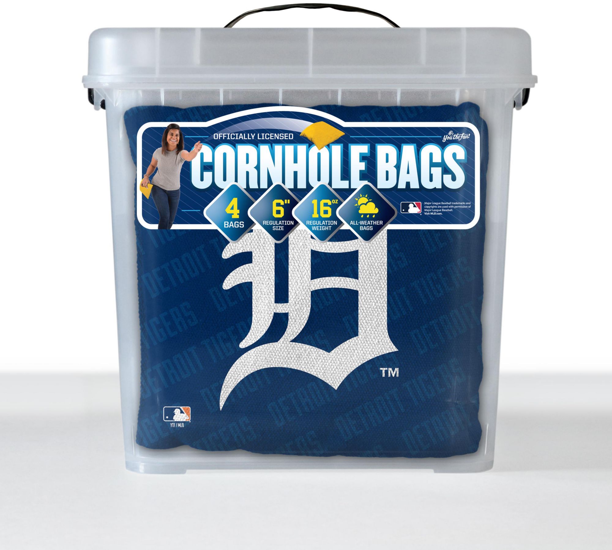 YouTheFan Detroit Tigers Cornhole Bean Bags product image
