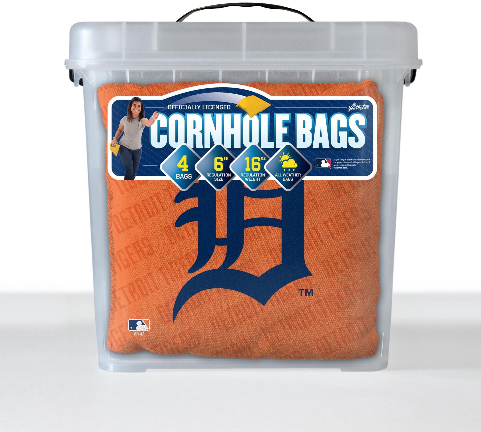 YouTheFan Detroit Tigers Cornhole Bean Bags product image