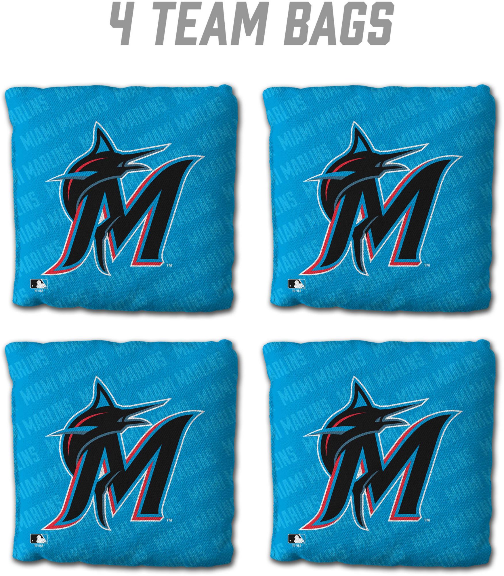 YouTheFan Miami Marlins Cornhole Bean Bags product image