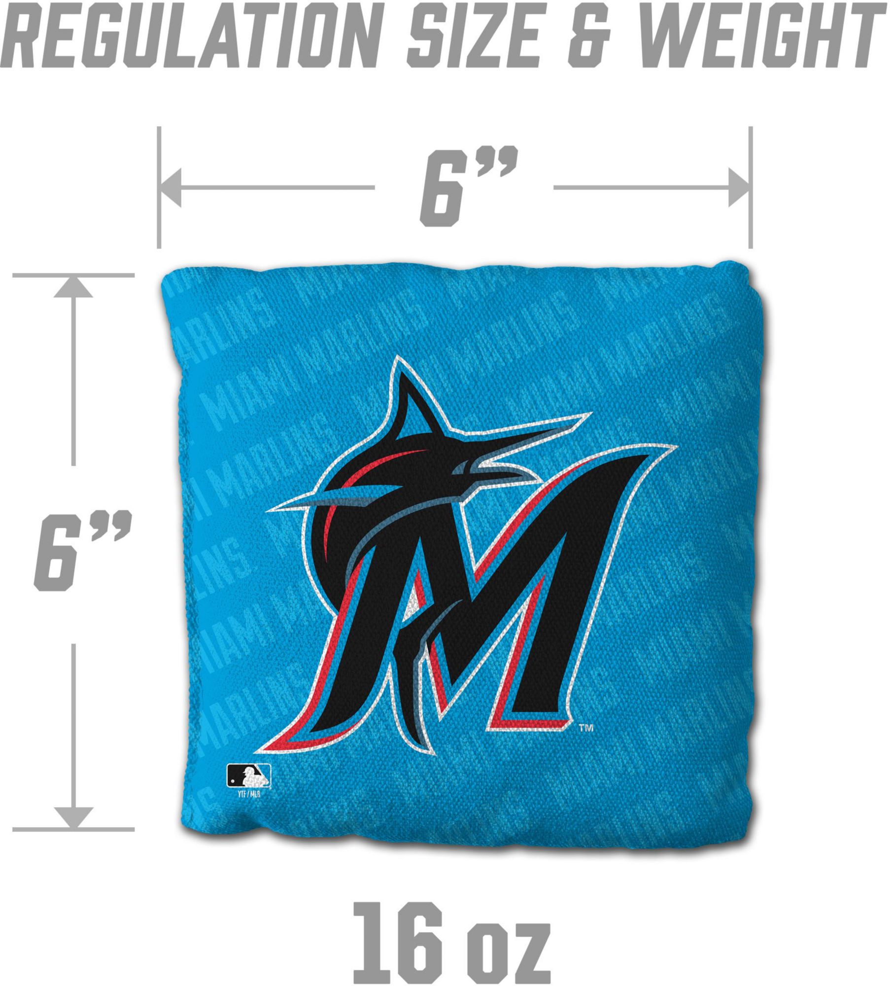 YouTheFan Miami Marlins Cornhole Bean Bags product image