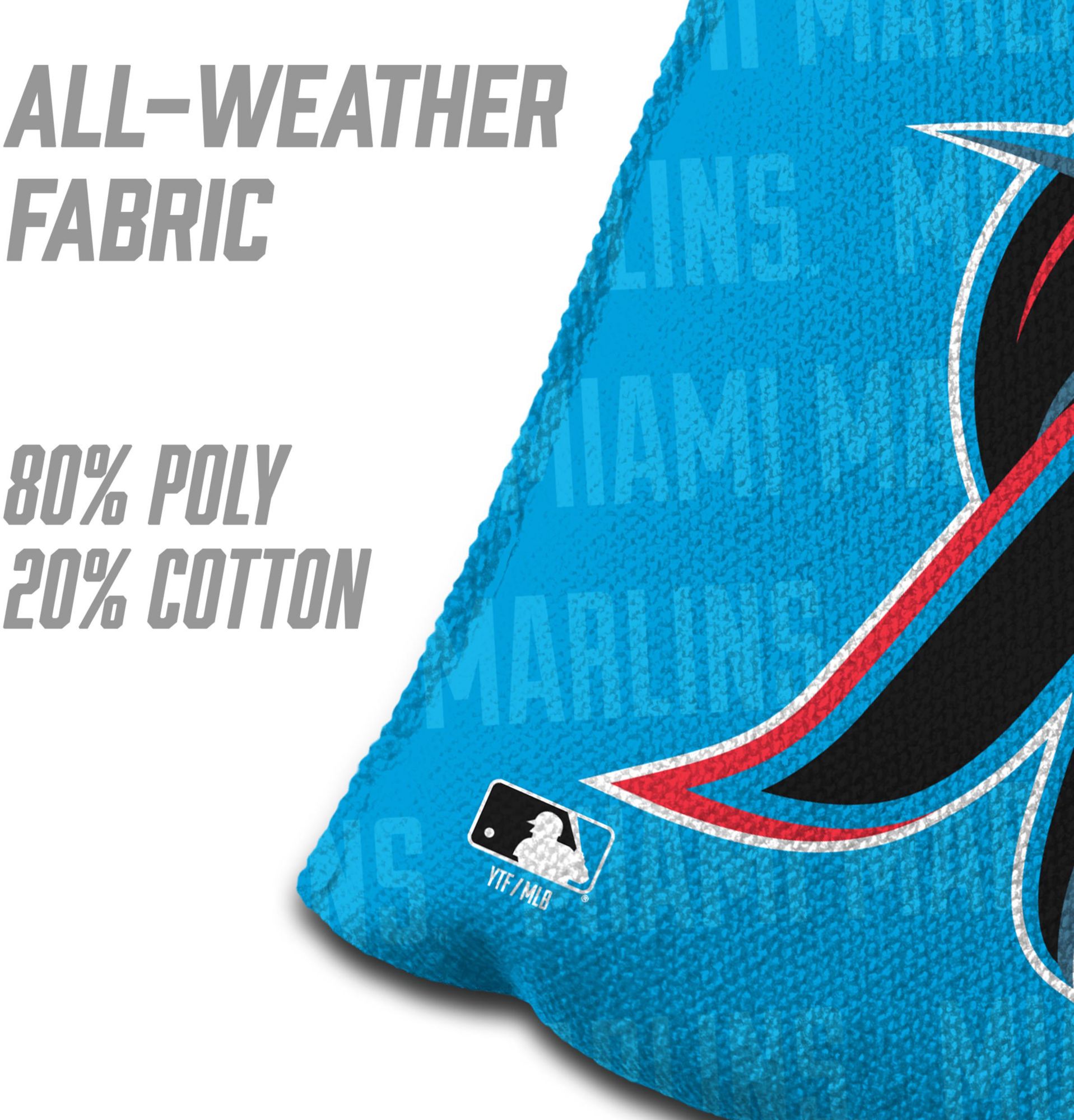 YouTheFan Miami Marlins Cornhole Bean Bags product image