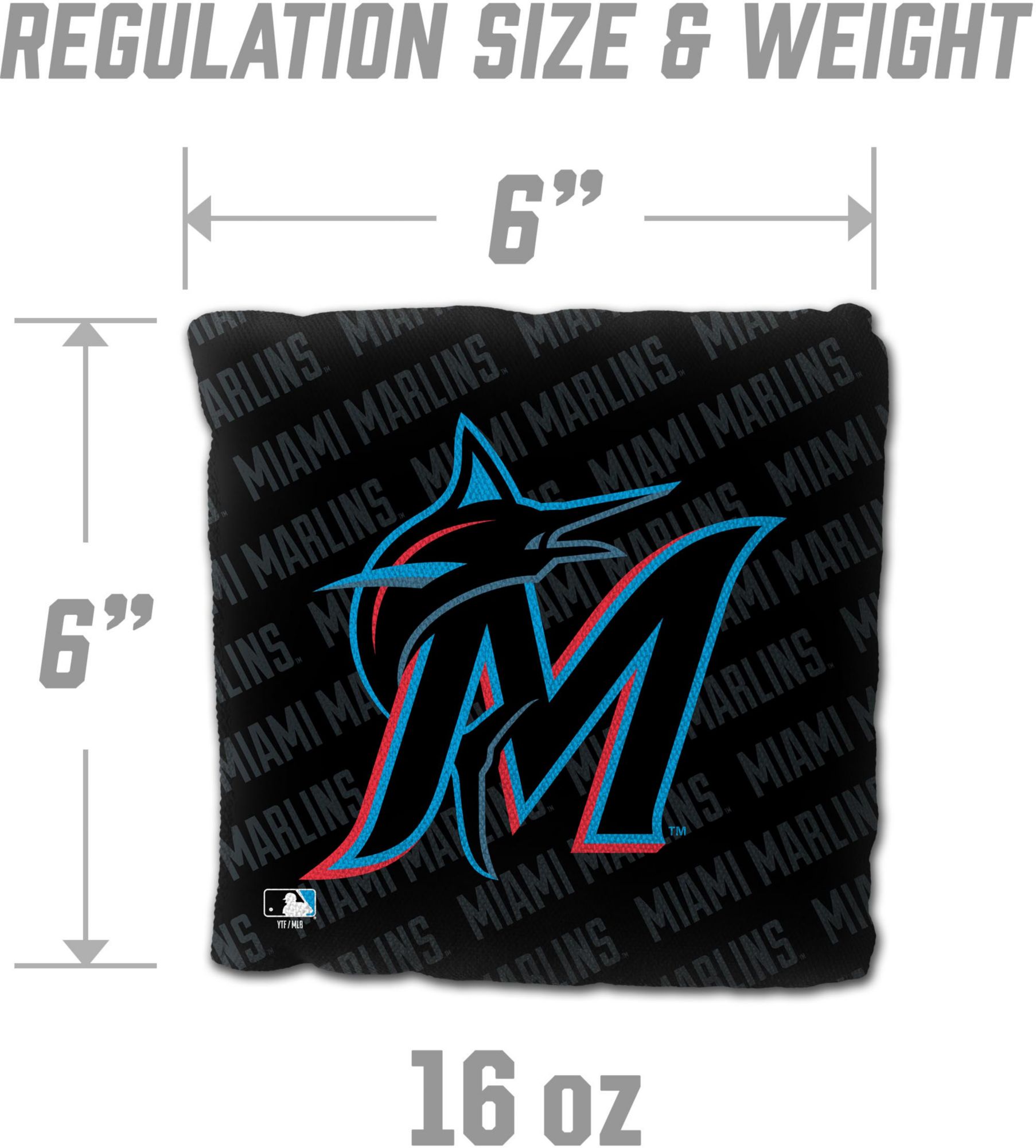 YouTheFan Miami Marlins Cornhole Bean Bags product image