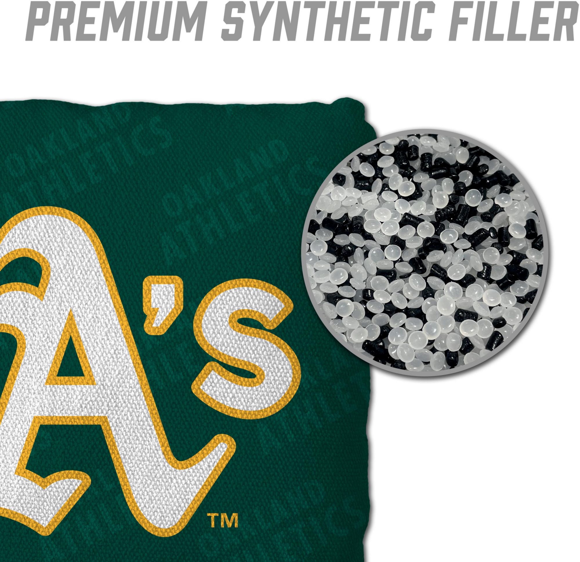 YouTheFan Athletics Green 4-Pack Cornhole Bean Bag Set product image