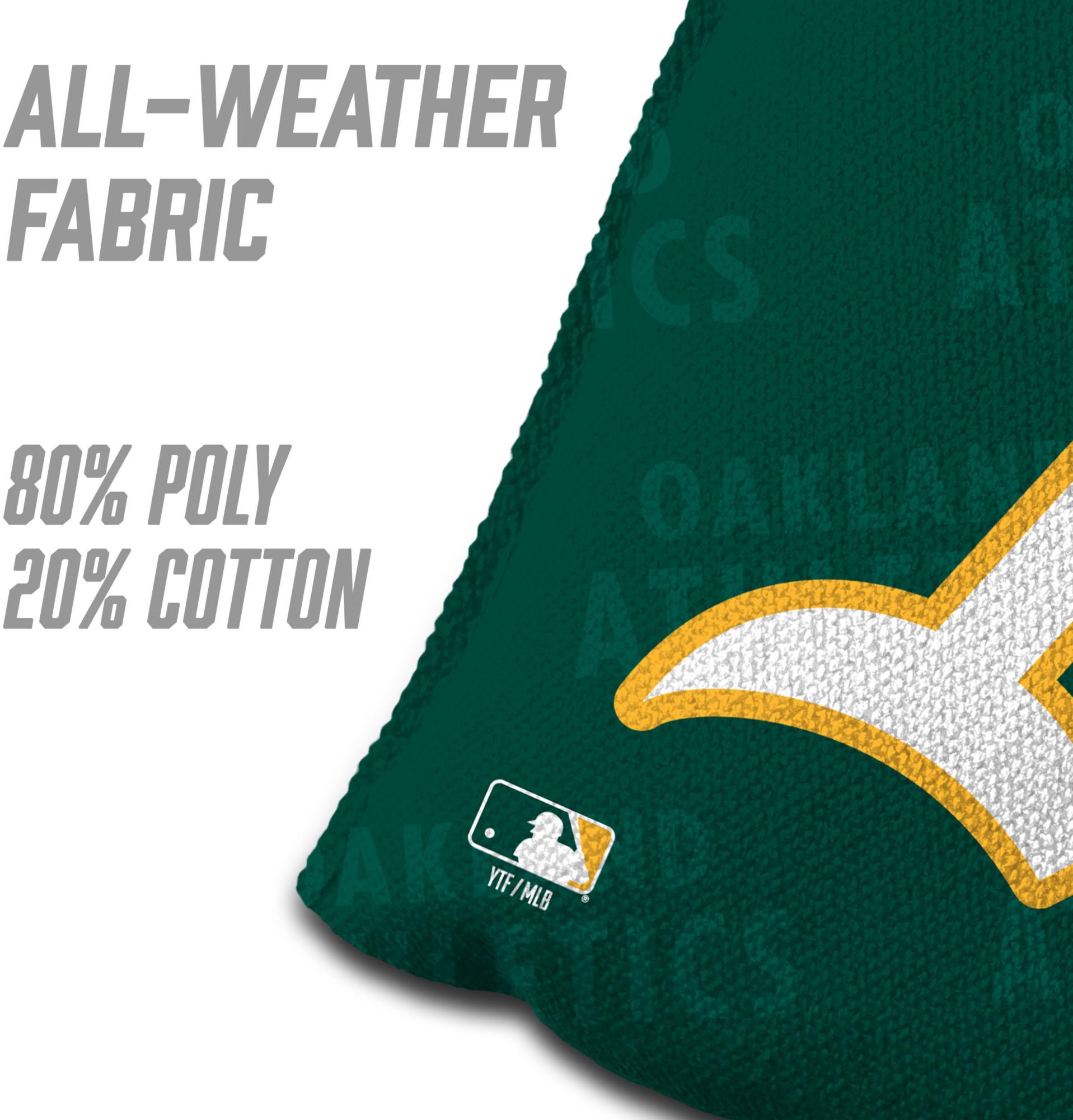 YouTheFan Athletics Green 4-Pack Cornhole Bean Bag Set product image