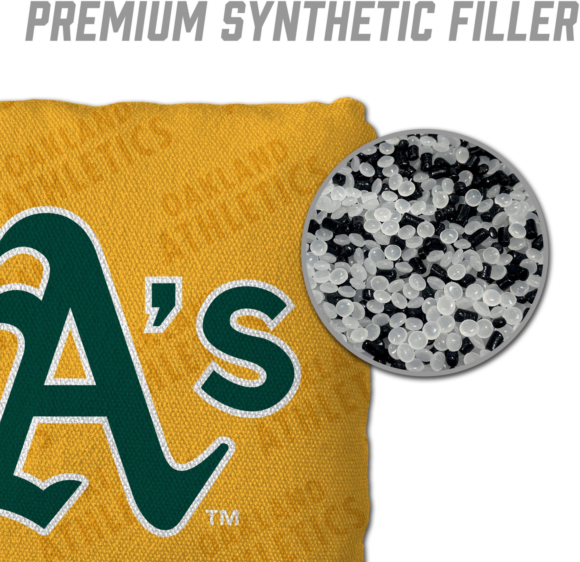 YouTheFan Athletics Yellow 4-Pack Cornhole Bean Bag Set product image