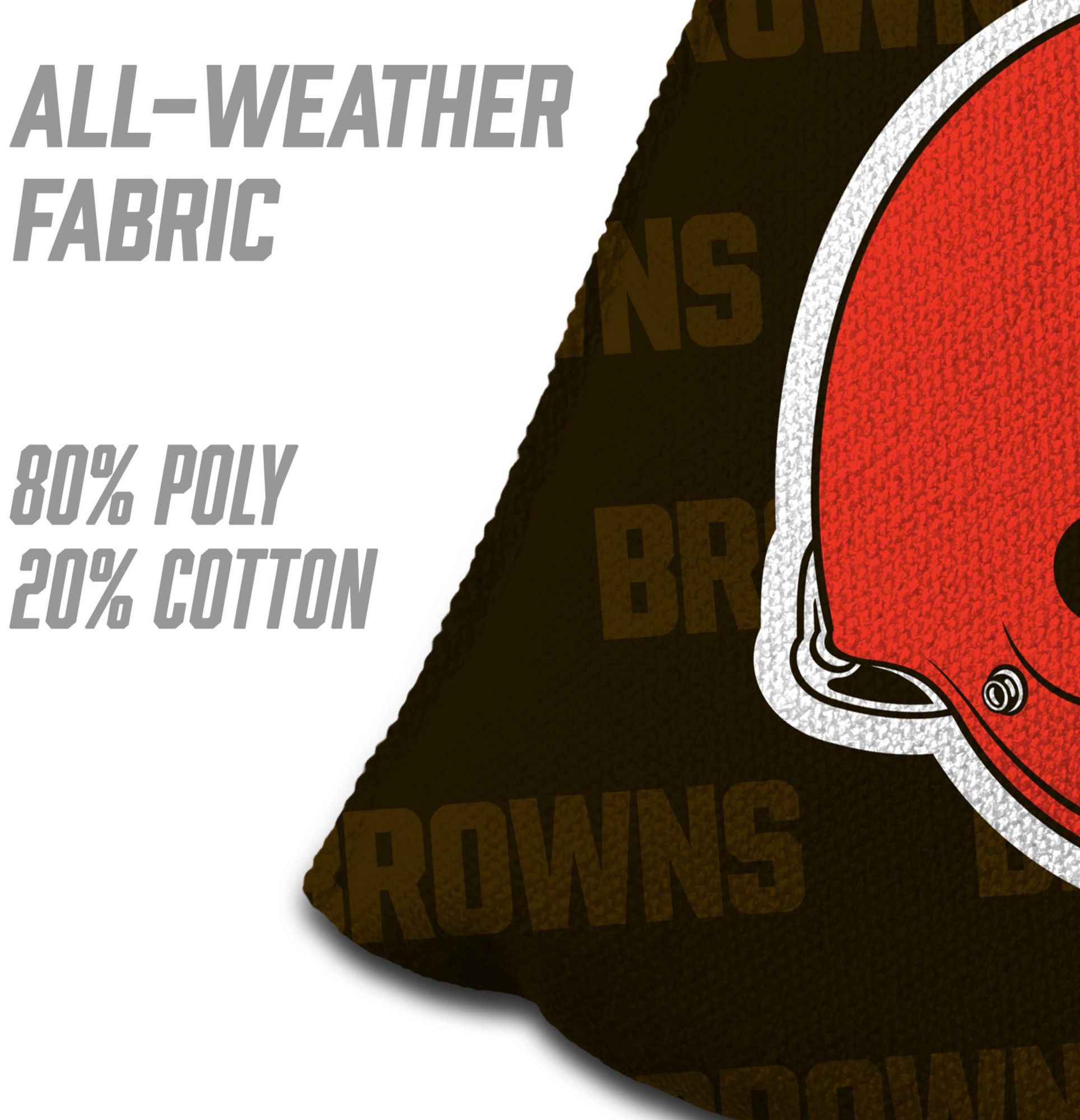 YouTheFan Cleveland Browns 4-Pack Brown Cornhole Bean Bags product image