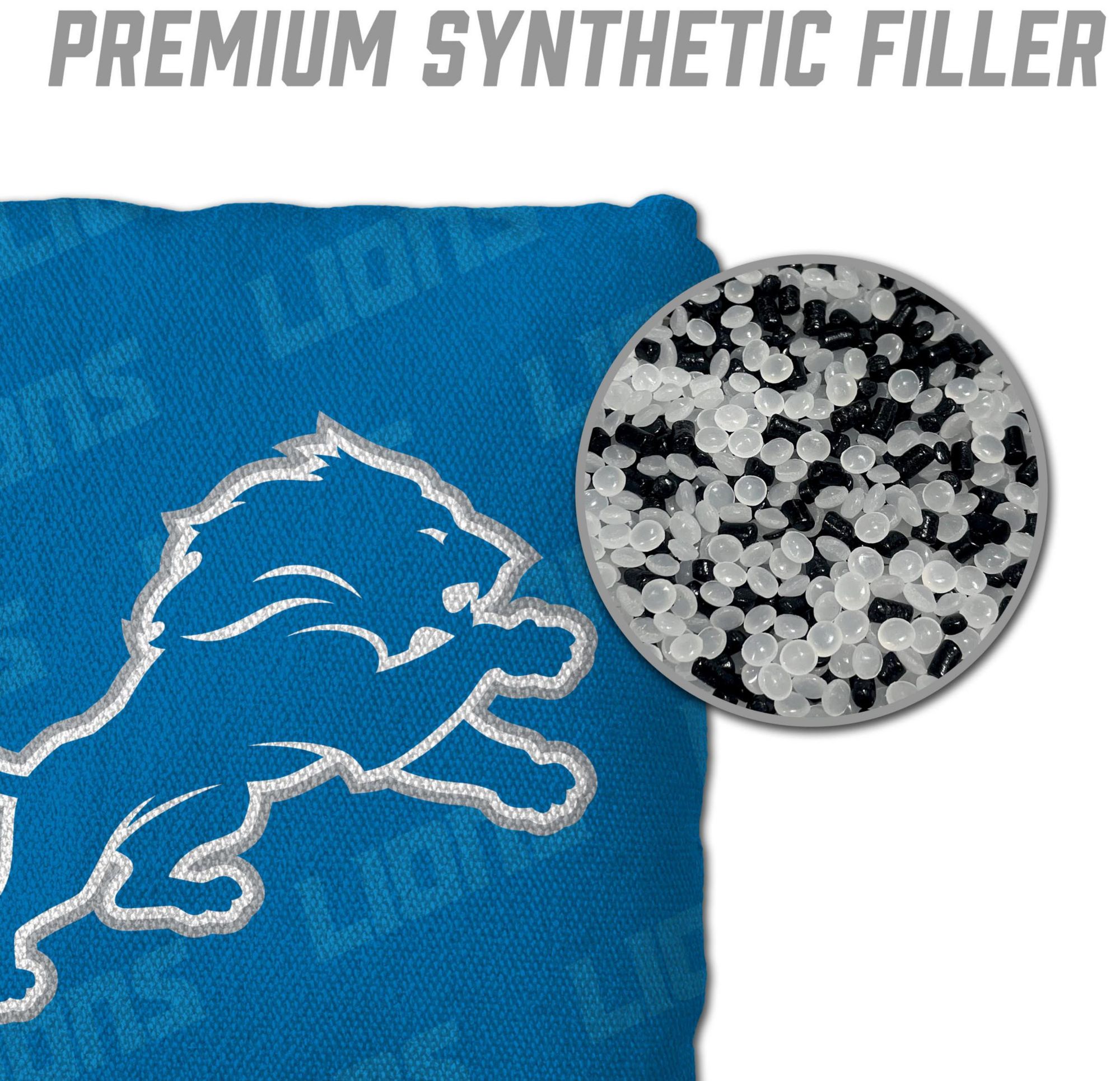 YouTheFan Detroit Lions 4-Pack Blue Cornhole Bean Bags product image
