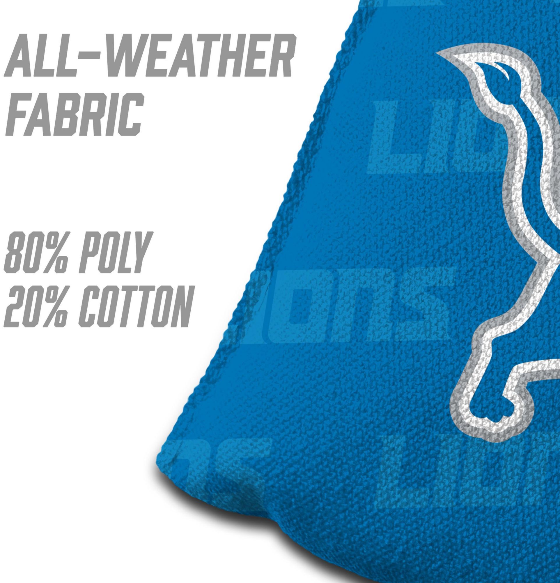 YouTheFan Detroit Lions 4-Pack Blue Cornhole Bean Bags product image