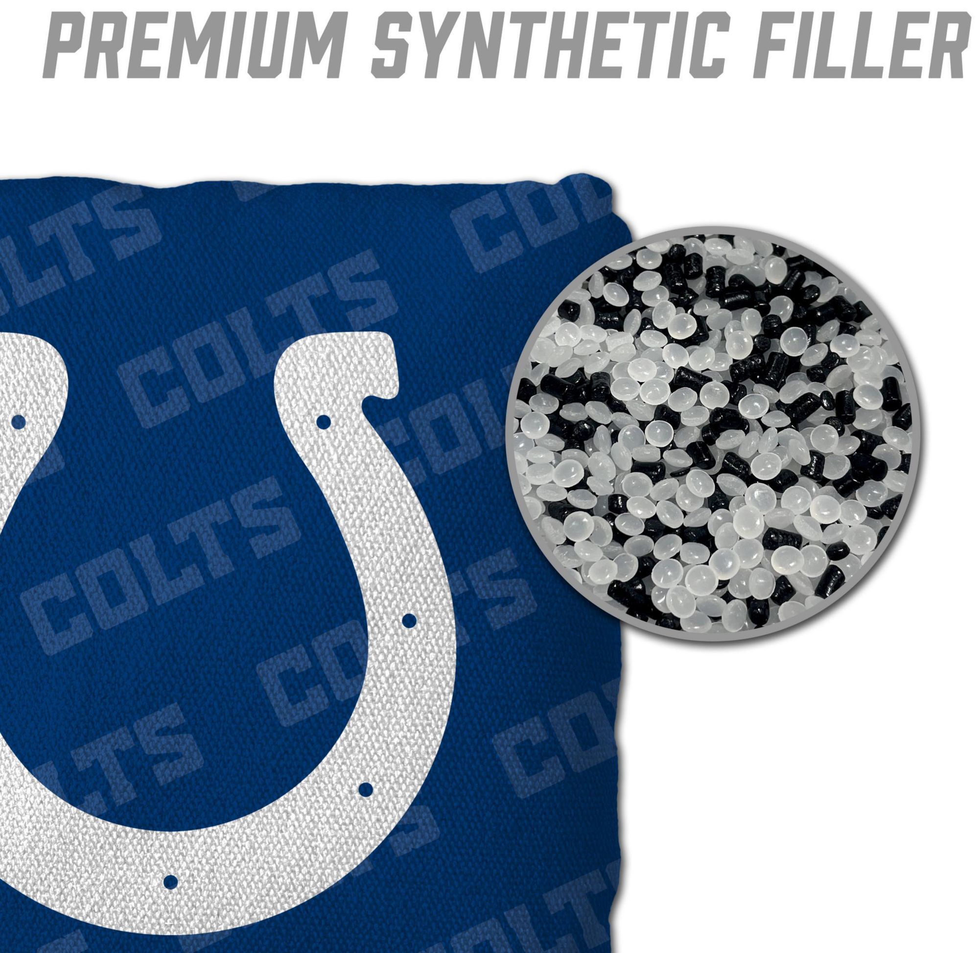 YouTheFan Indianapolis Colts 4-Pack Blue Cornhole Bean Bags product image