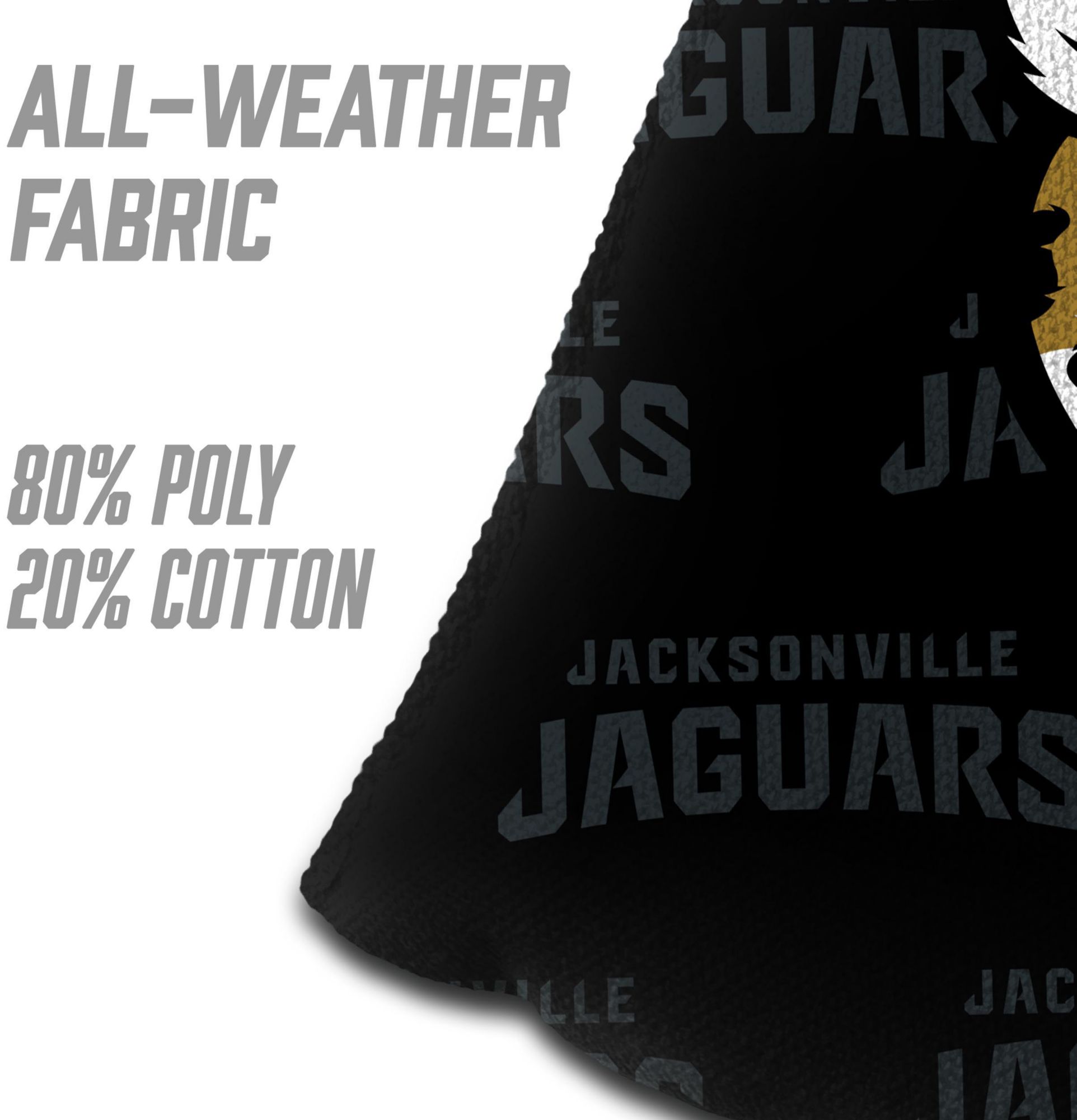 YouTheFan Jacksonville Jaguars 4-Pack Black Cornhole Bean Bags product image