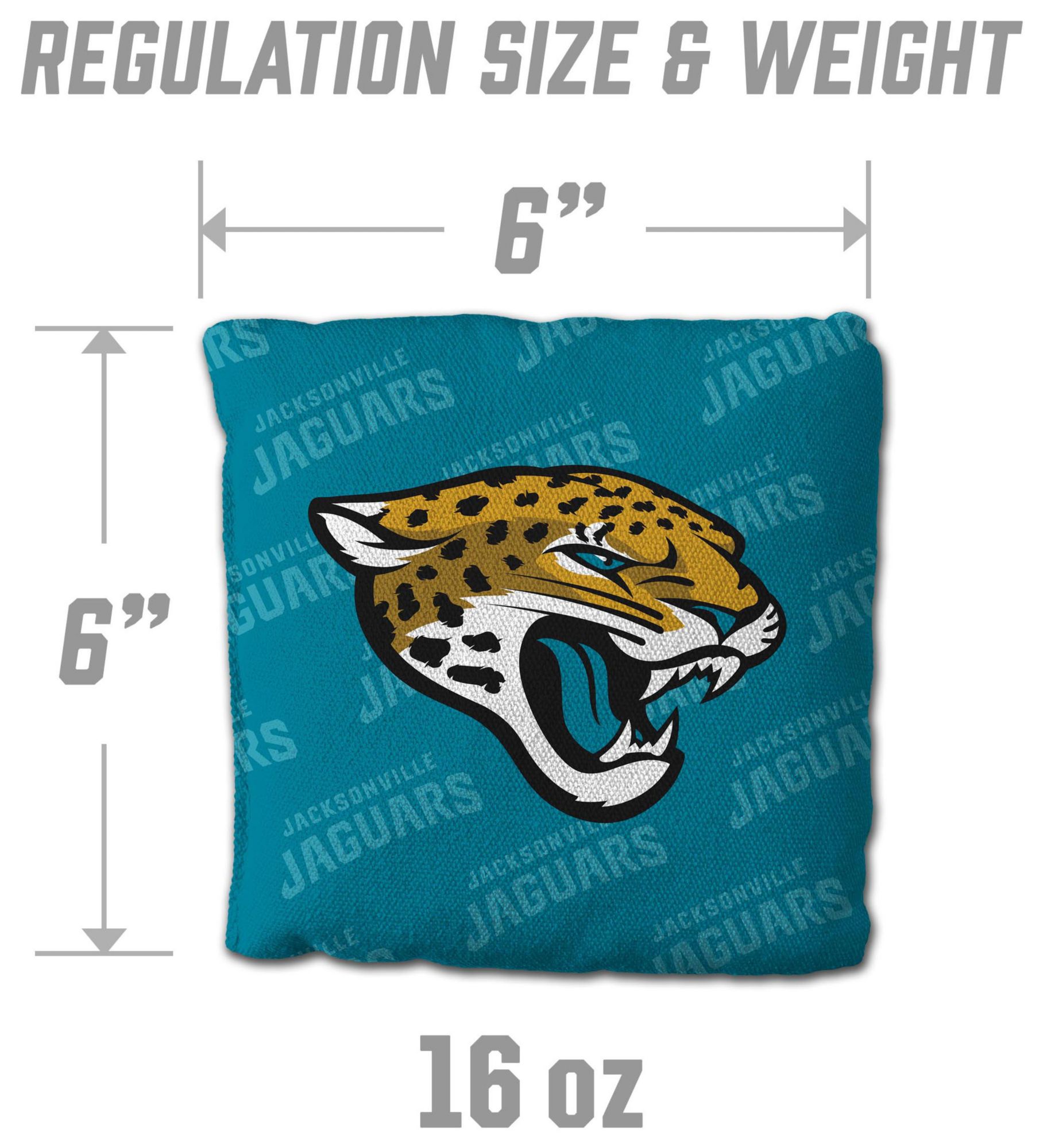 YouTheFan Jacksonville Jaguars 4-Pack Teal Cornhole Bean Bags product image