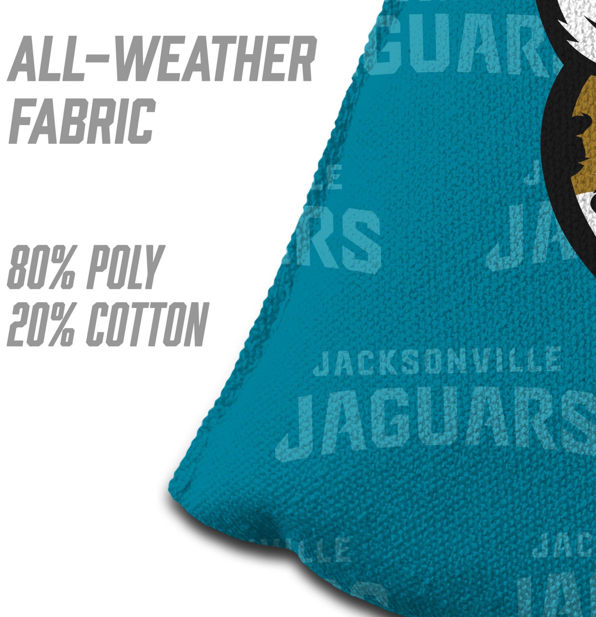 YouTheFan Jacksonville Jaguars 4-Pack Teal Cornhole Bean Bags product image