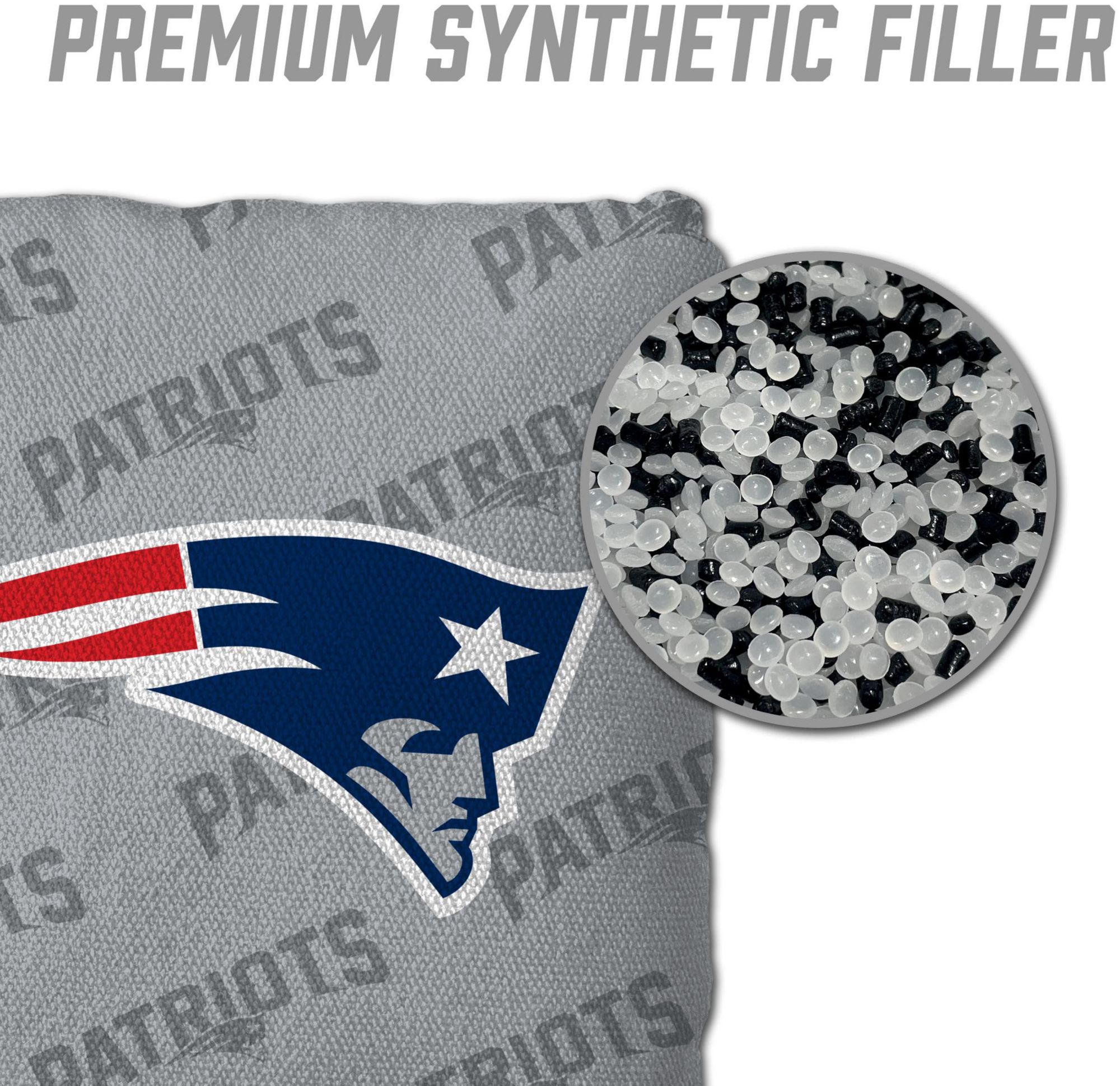 YouTheFan New England Patriots 4-Pack Grey Cornhole Bean Bags product image