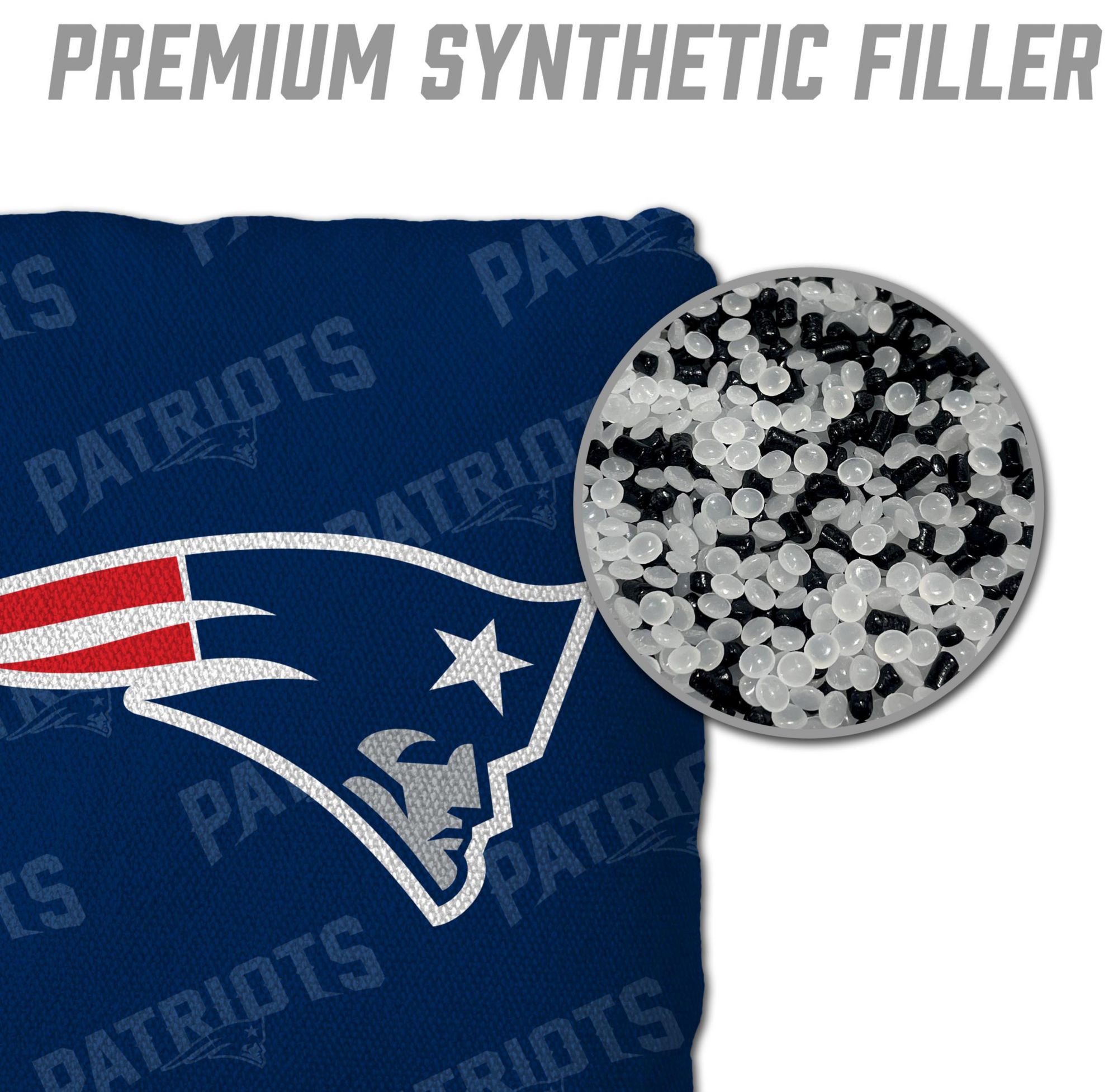 YouTheFan New England Patriots 4-Pack Blue Cornhole Bean Bags product image