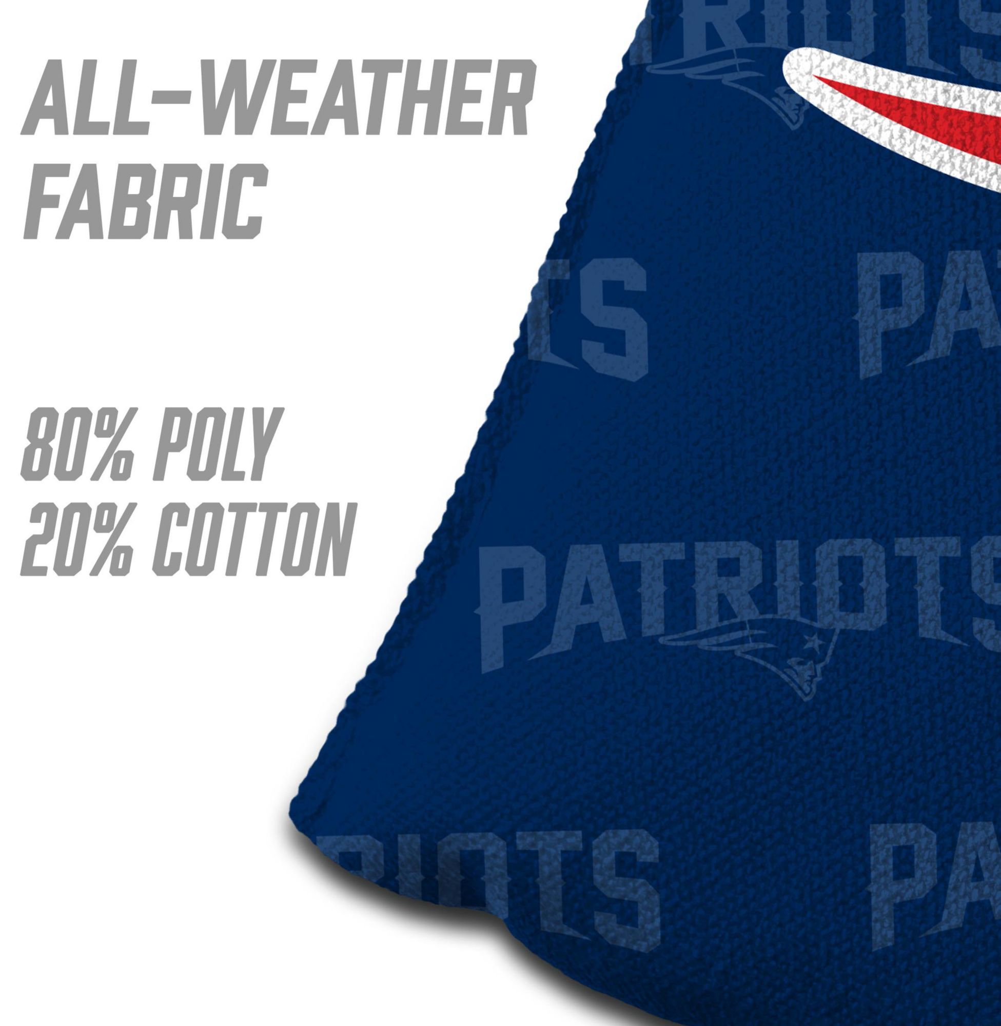 YouTheFan New England Patriots 4-Pack Blue Cornhole Bean Bags product image