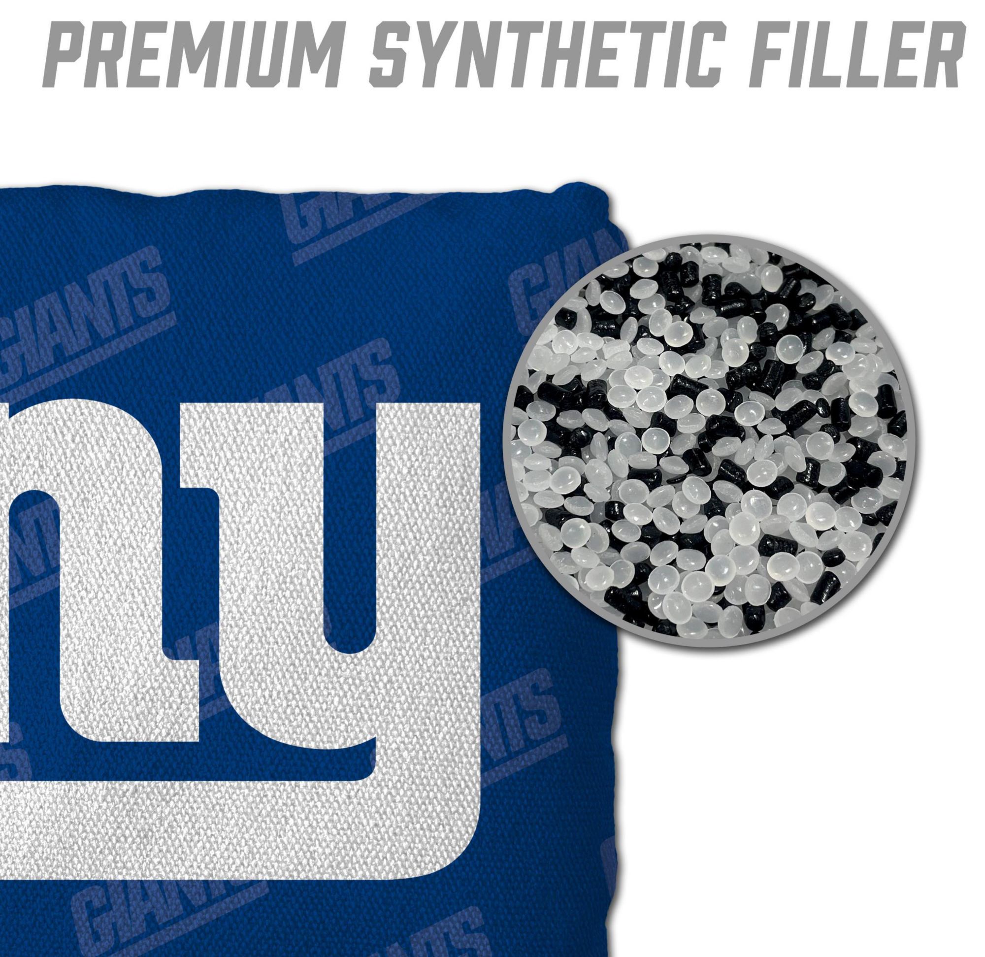 YouTheFan New York Giants 4-Pack Blue Cornhole Bean Bags product image