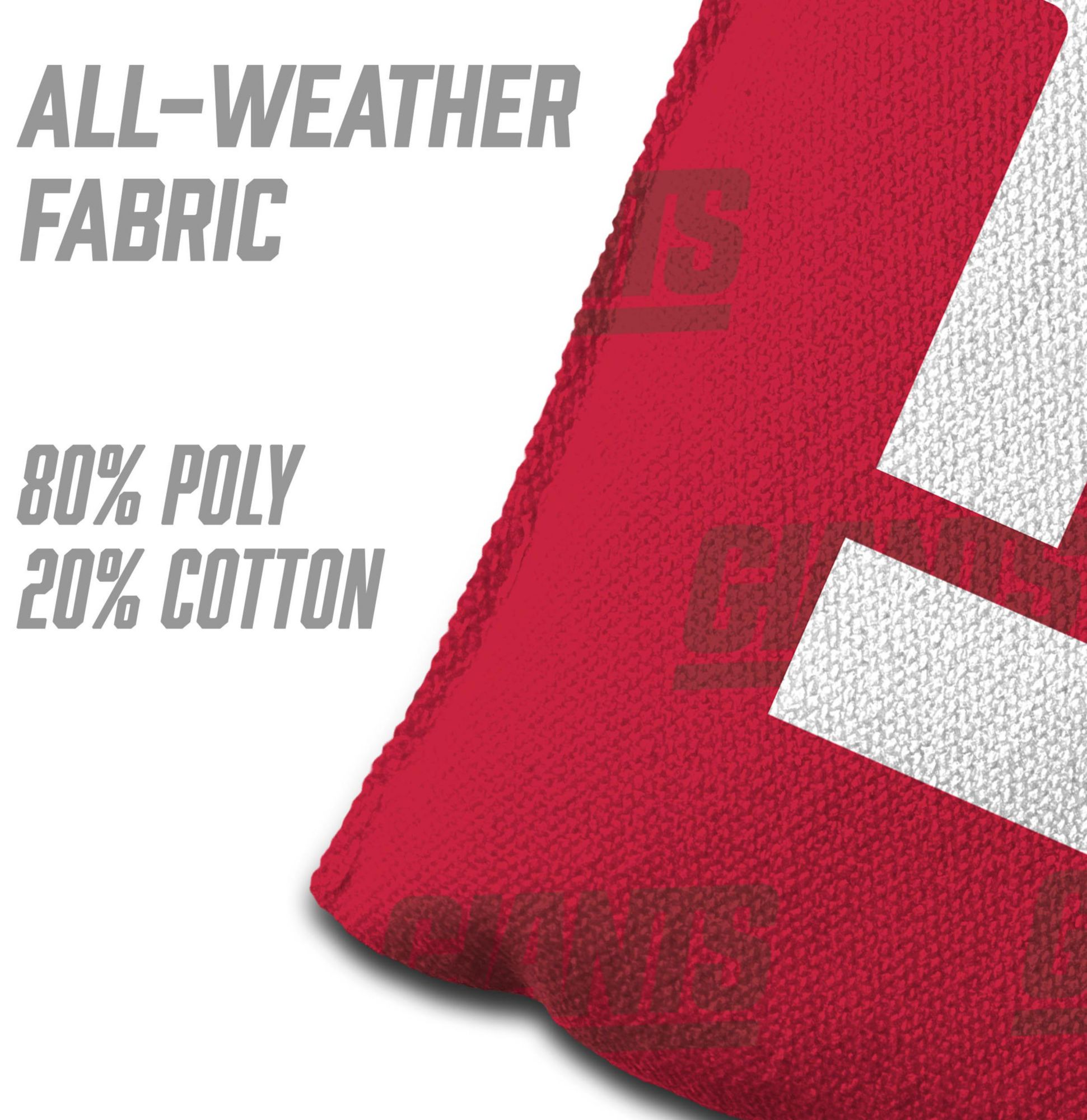 YouTheFan New York Giants 4-Pack Red Cornhole Bean Bags product image