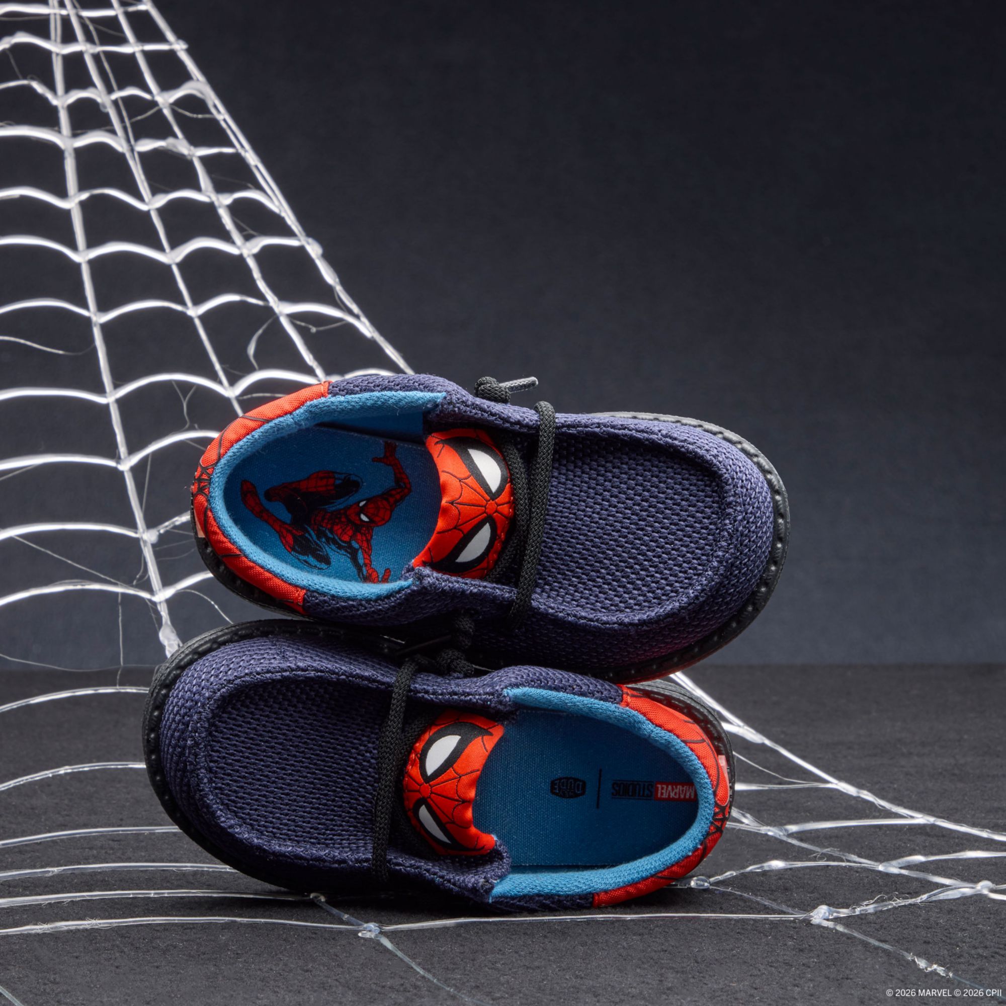 Hey Dude Toddler Wally Funk Spiderman Shoes product image