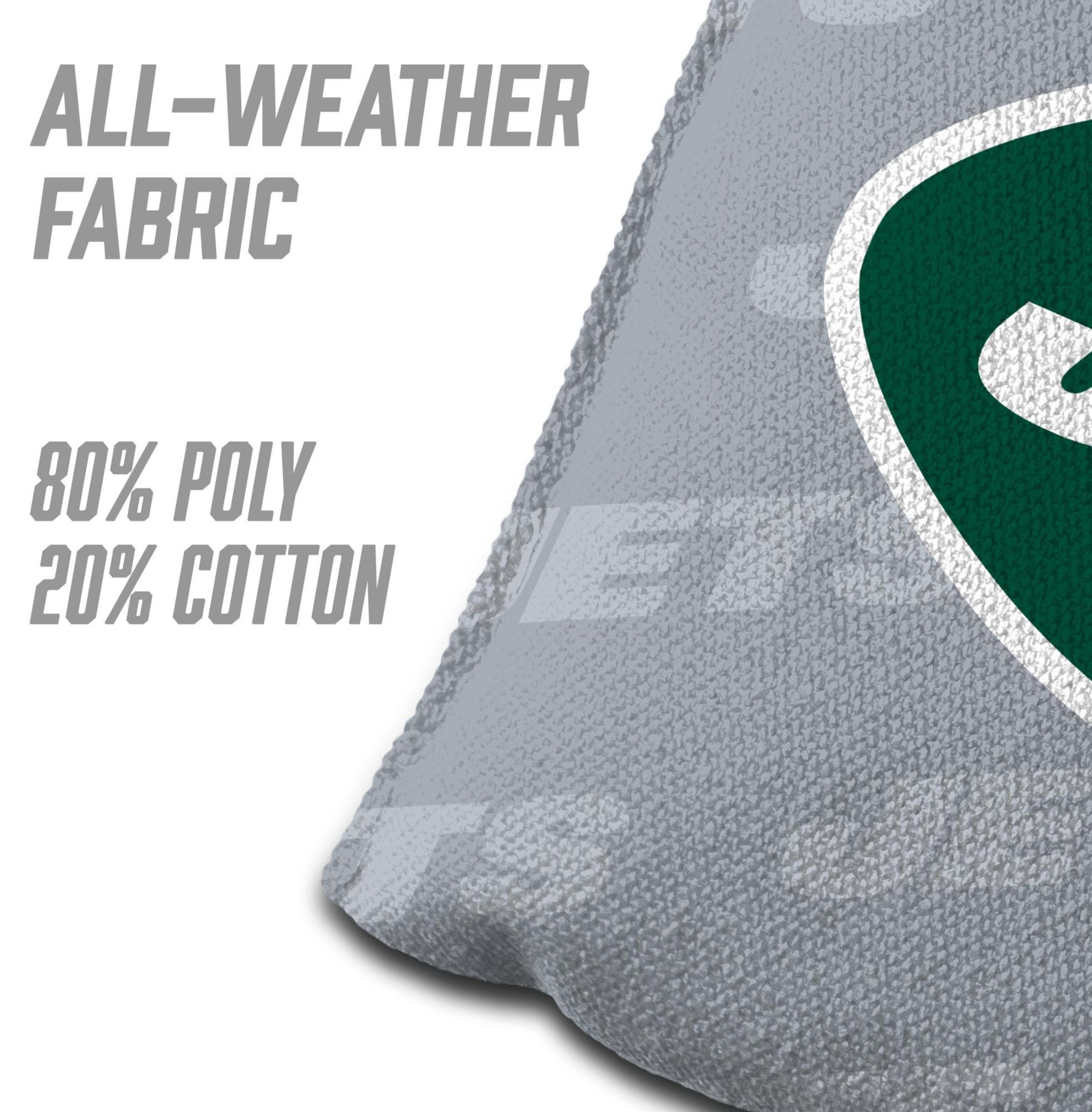 YouTheFan New York Jets 4-Pack Grey Cornhole Bean Bags product image