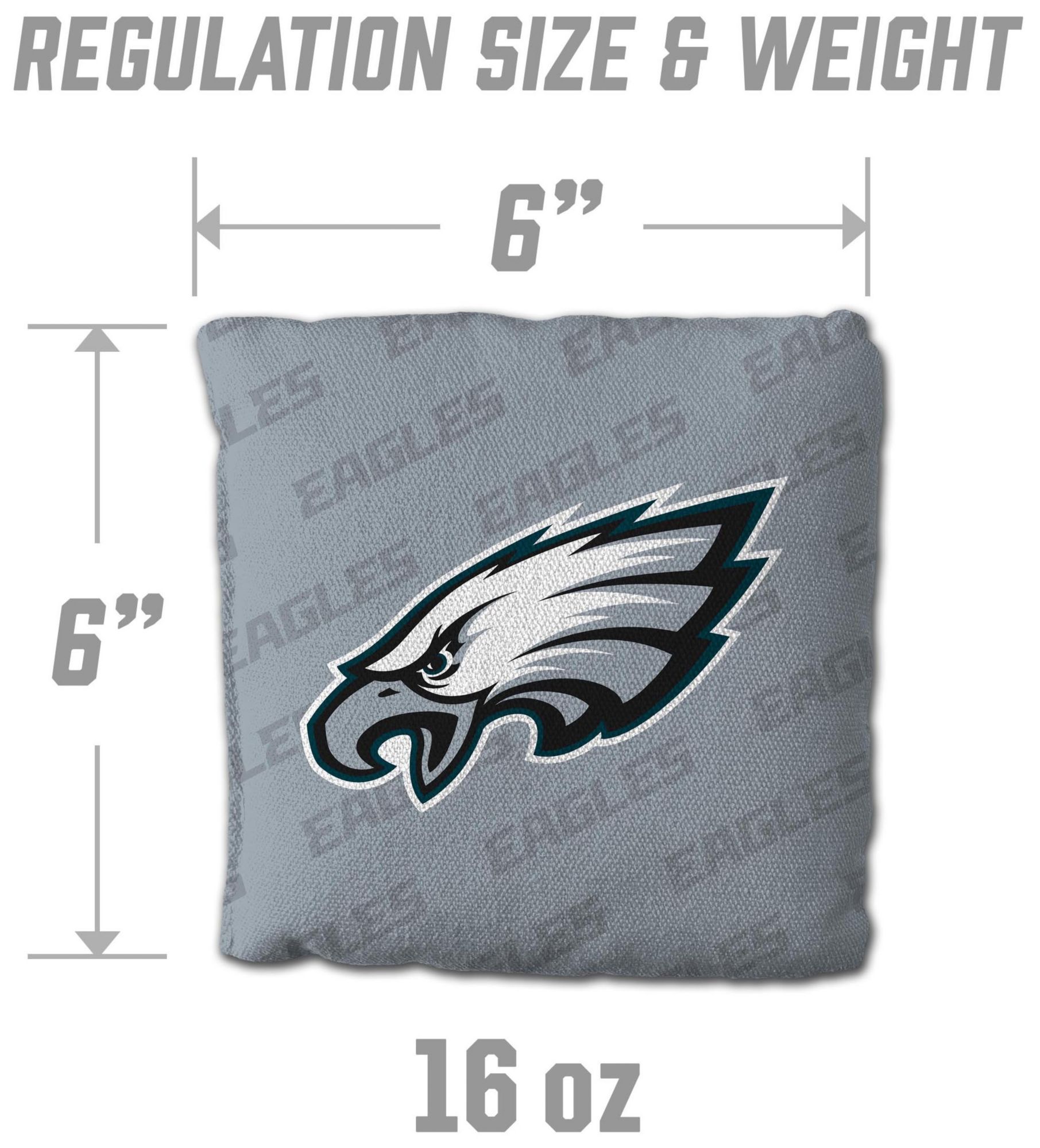 YouTheFan Philadelphia Eagles 4-Pack Grey Cornhole Bean Bags product image