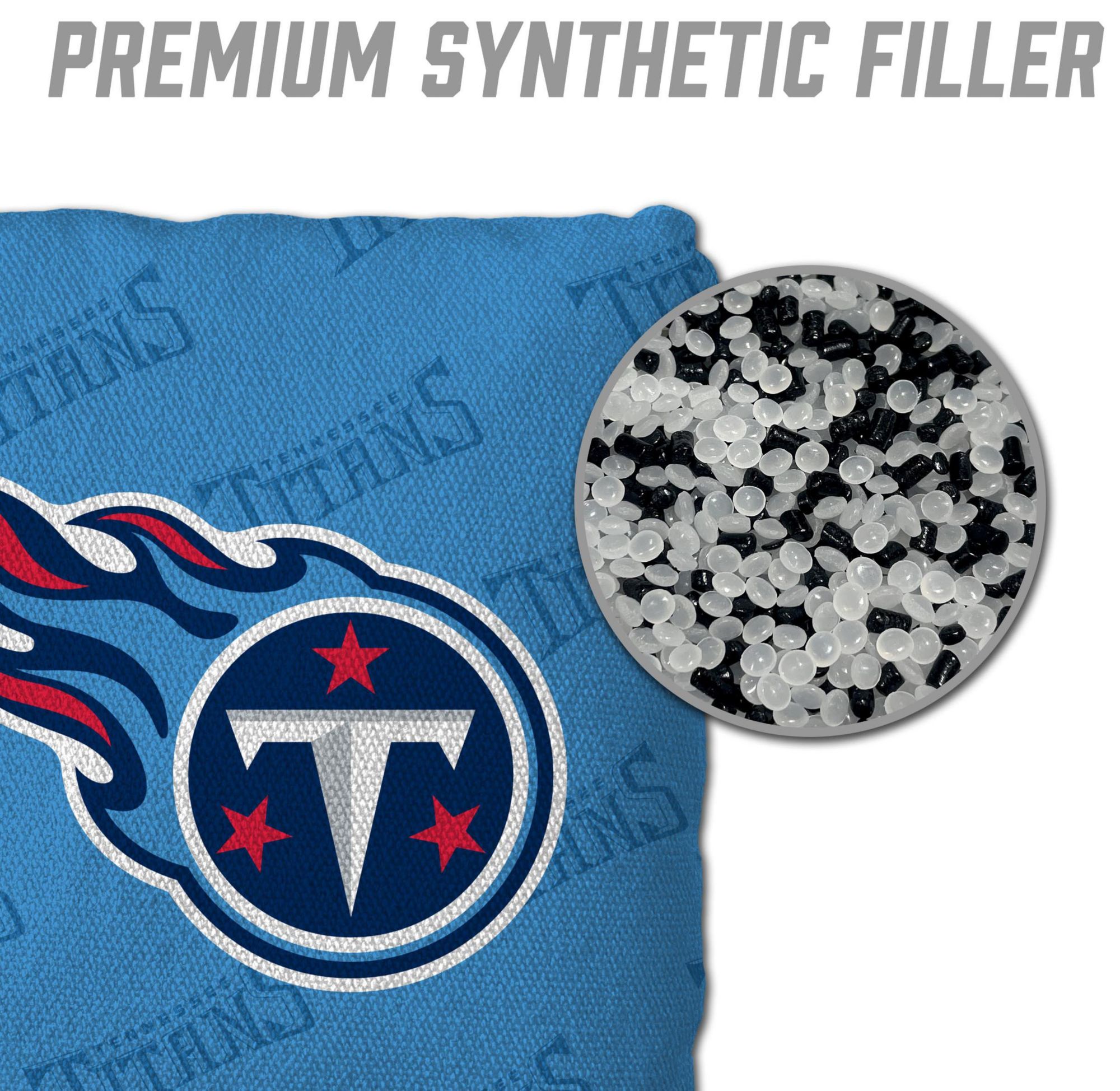 YouTheFan Tennessee Titans 4-Pack Light Blue Cornhole Bean Bags product image