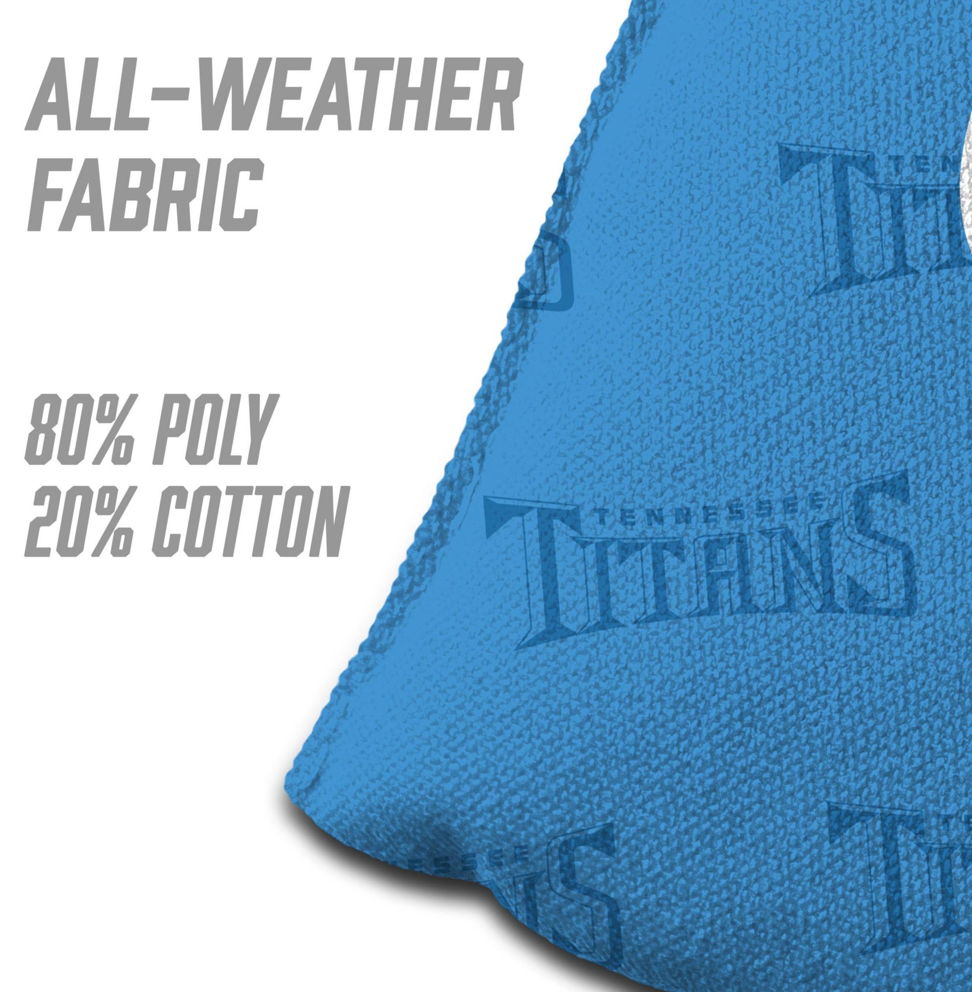 YouTheFan Tennessee Titans 4-Pack Light Blue Cornhole Bean Bags product image